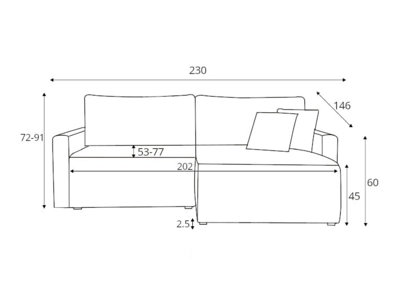 Ugaona sofa Boston 583 (Poso 22)
