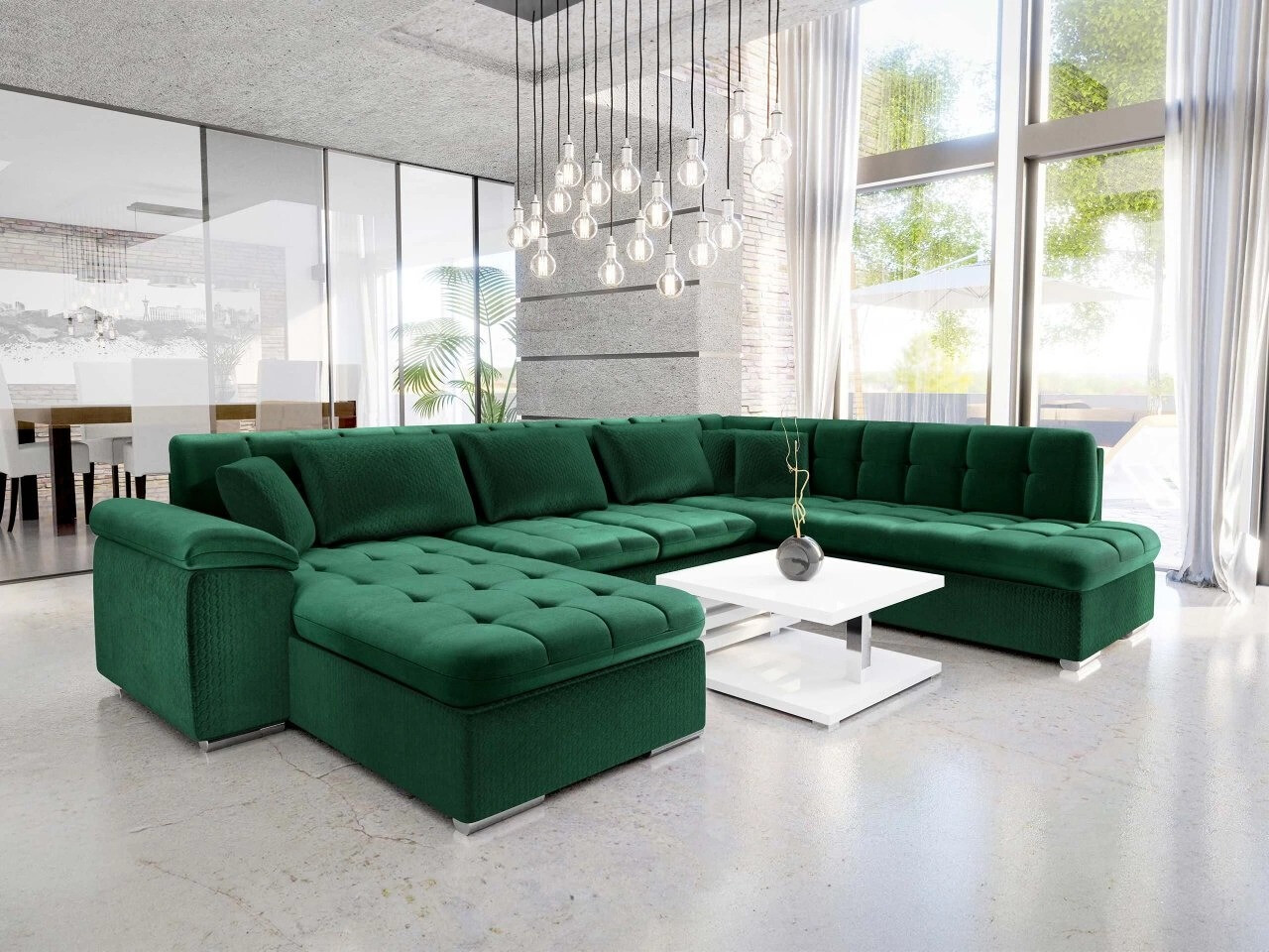Ugaona sofa Comfivo 170 (Magic Velvet 2225-151 + Venus Velvet 2941)