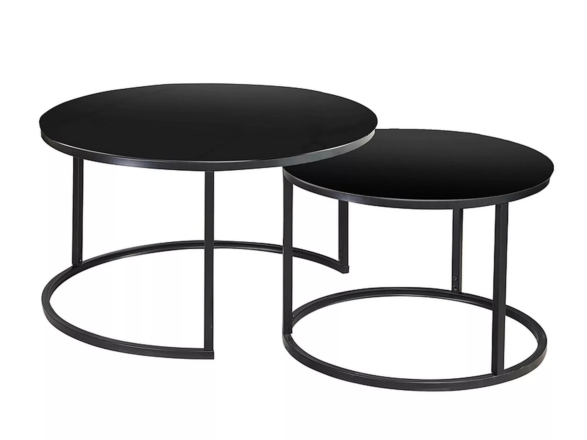 Set stočića za kafu Detroit 494 (Crno)