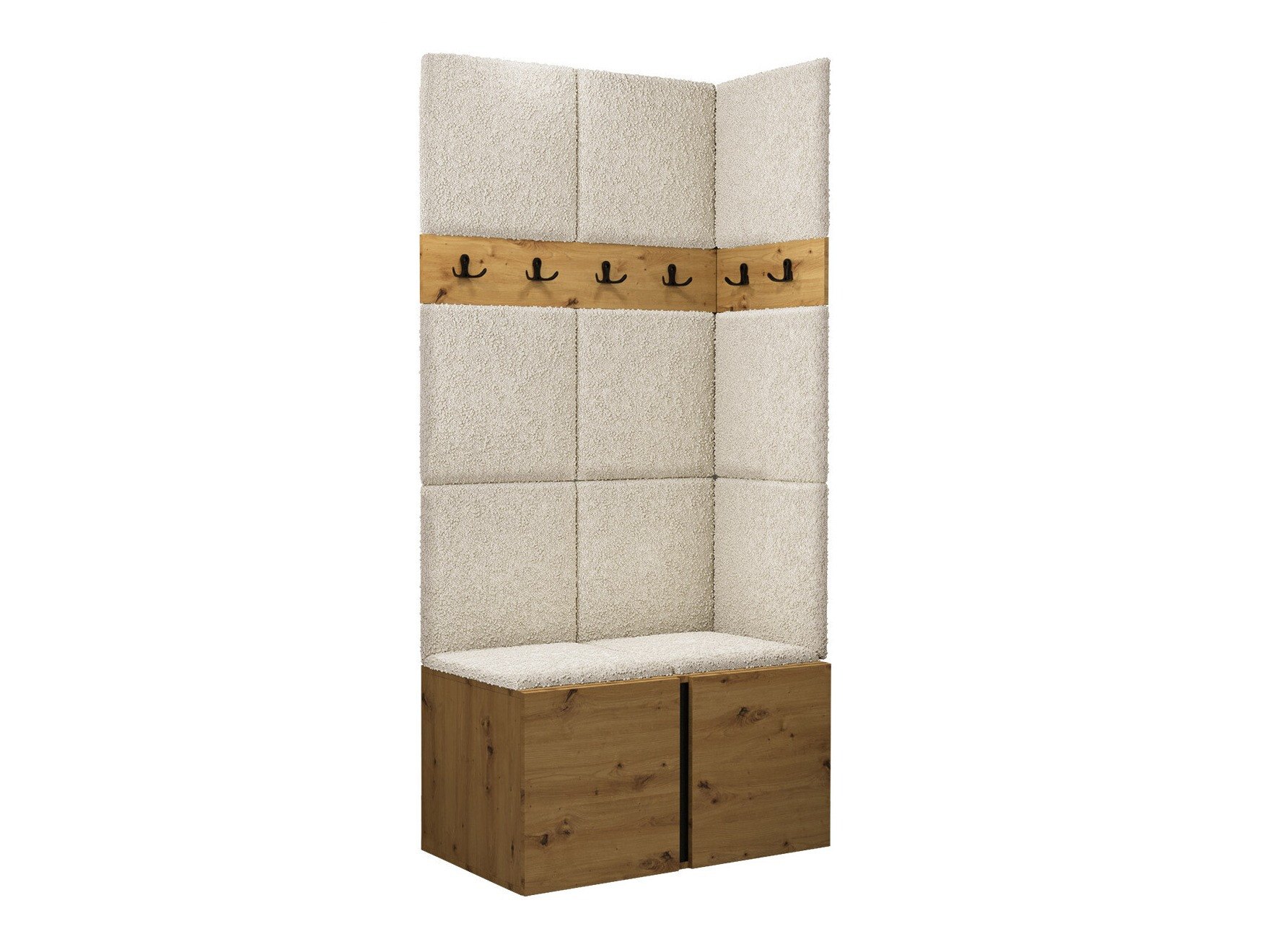 Set za hodnik Hartford 264 (Zanatski hrast)