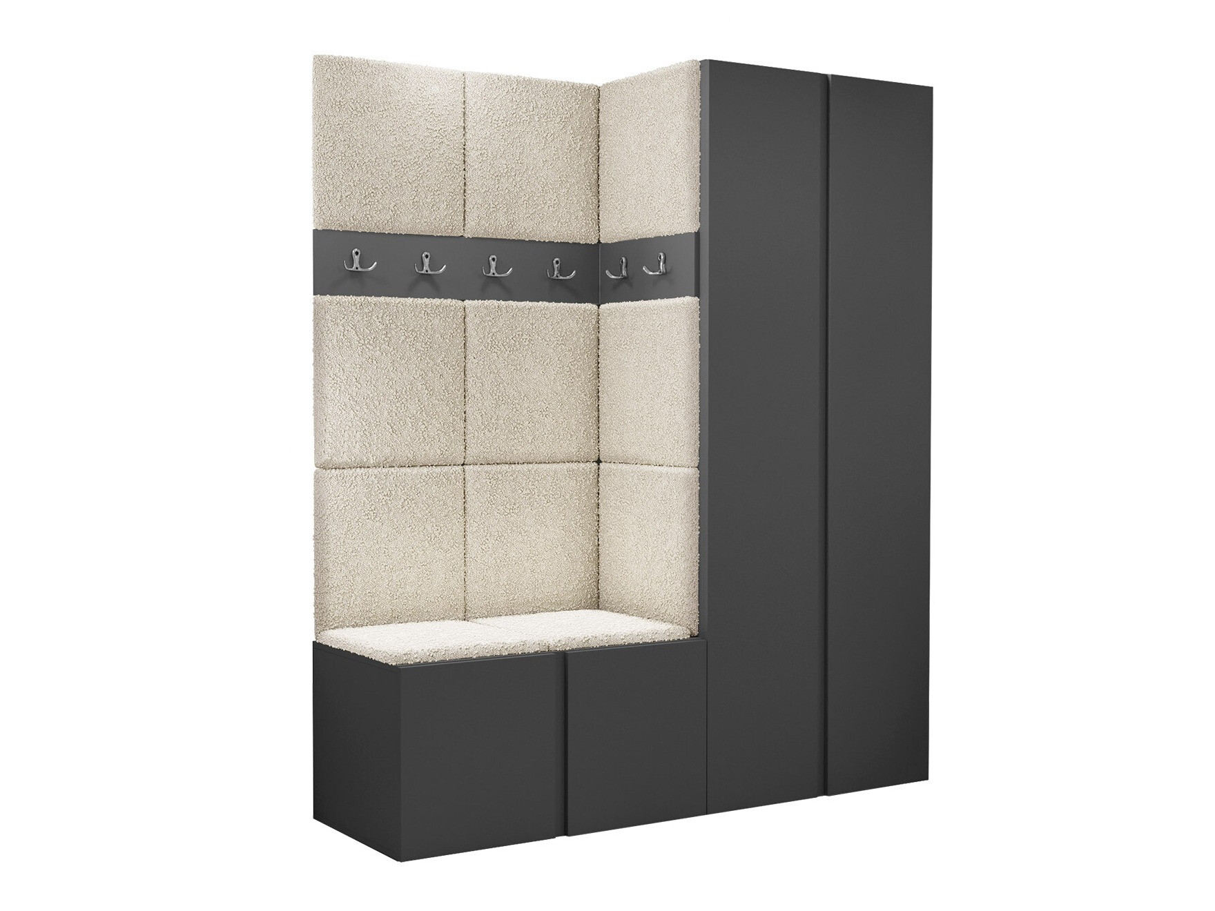 Set za hodnik Hartford 266 (Graphite)