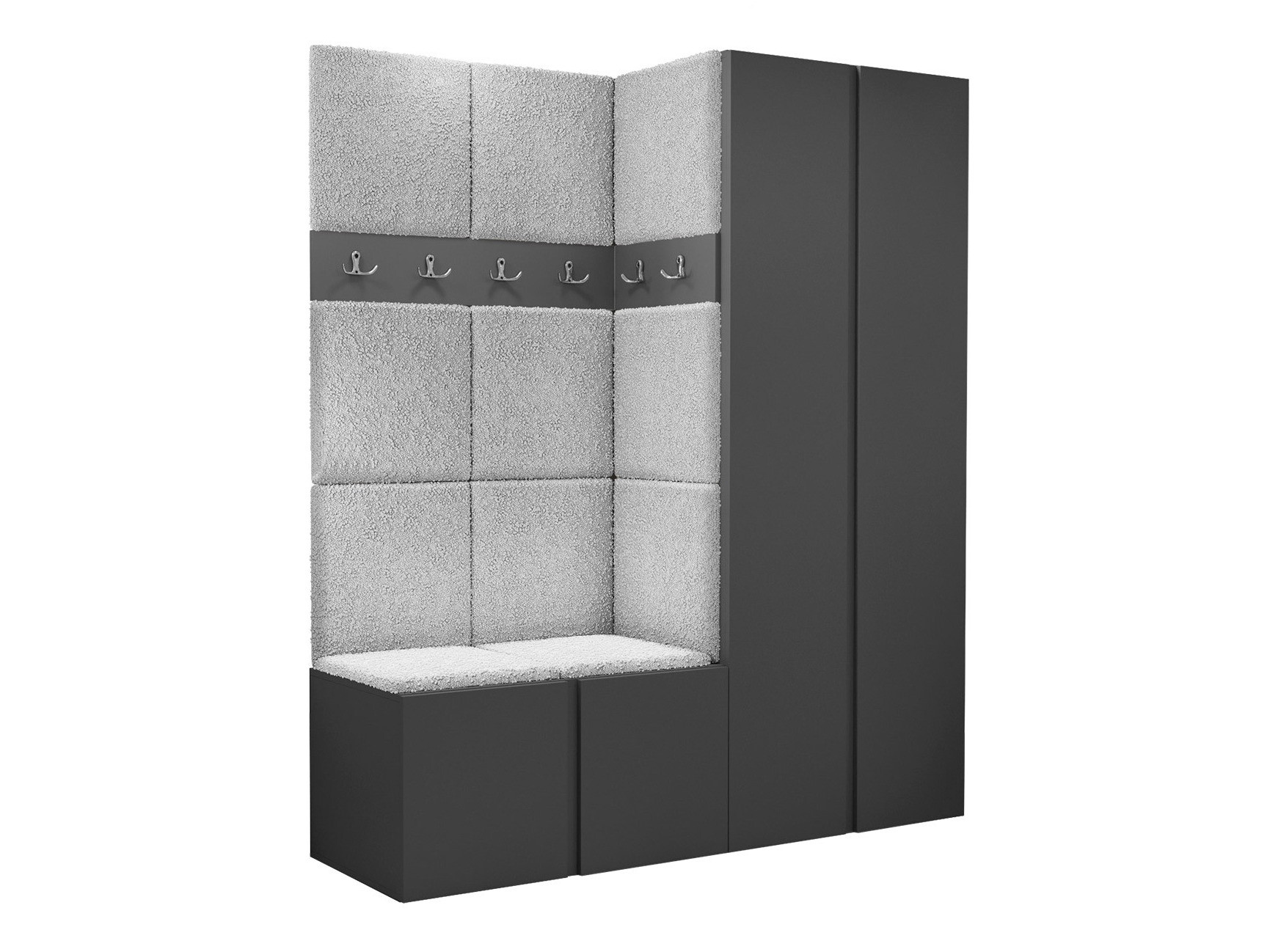 Set za hodnik Hartford 266 (Graphite)