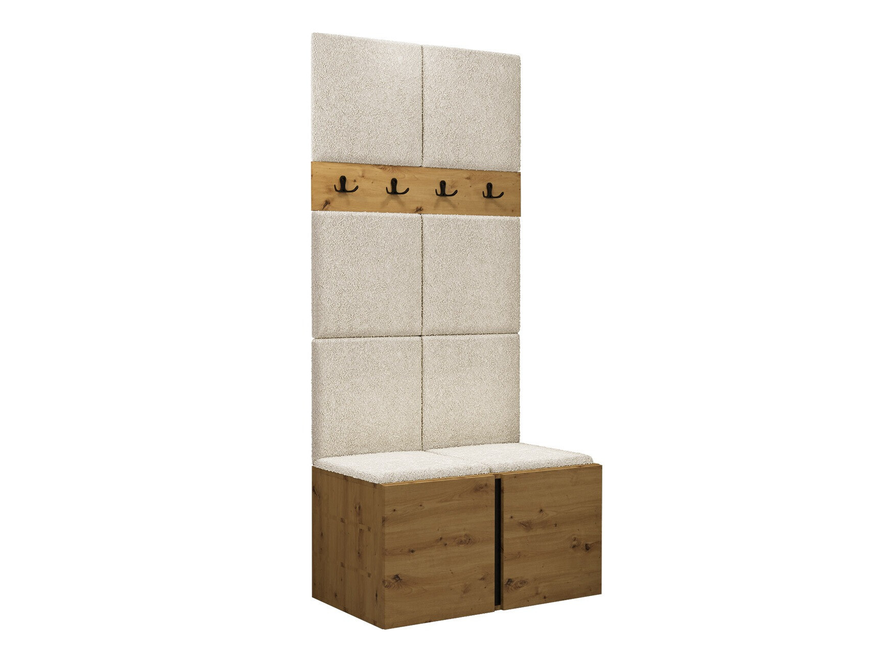 Set za hodnik Hartford 267 (Zanatski hrast)