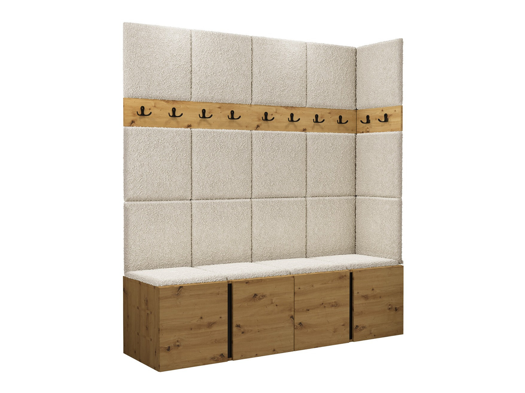 Set za hodnik Pinis II (Artisan hrast)
