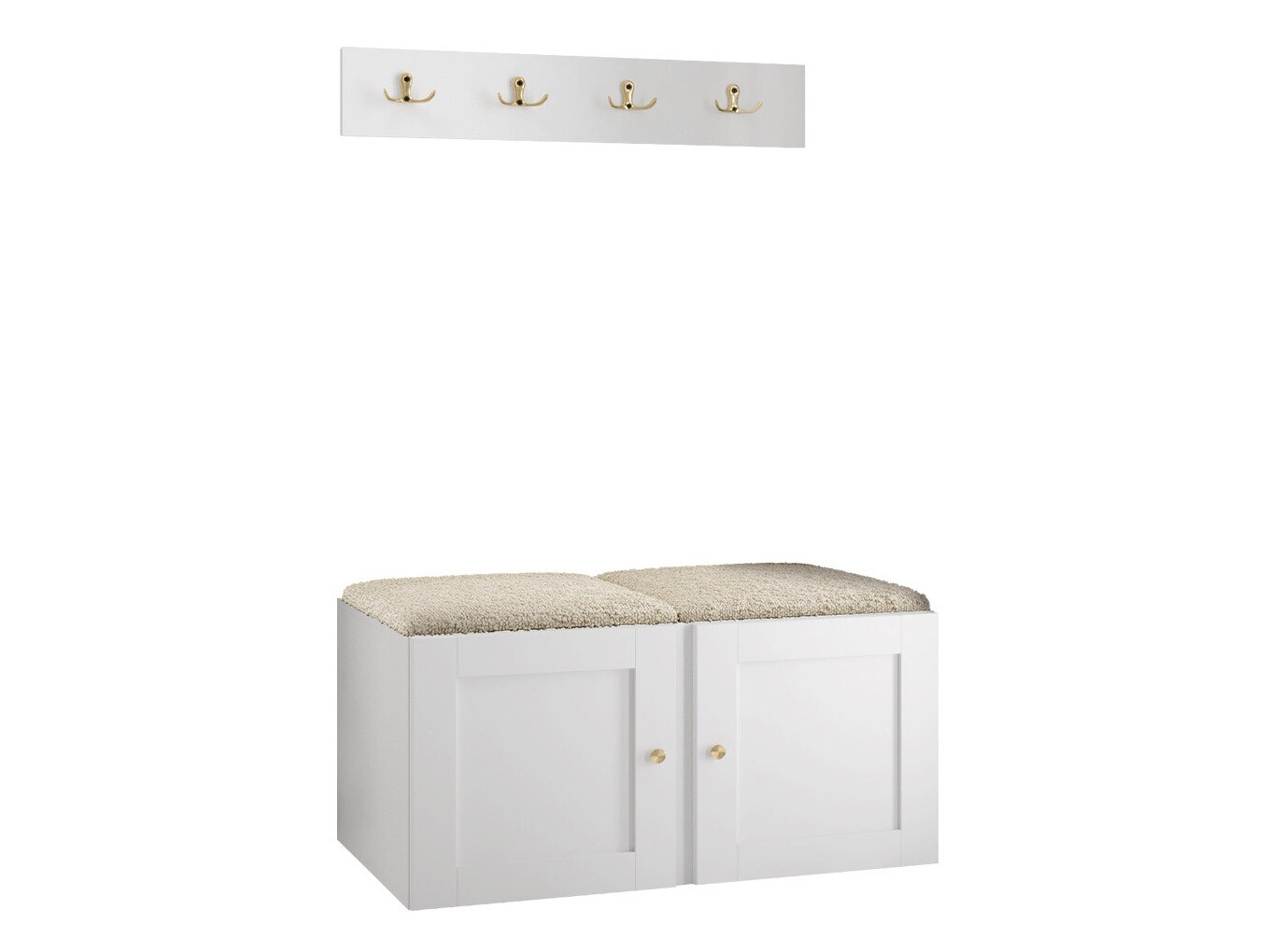 Set za hodnik Hartford 376 (Crno)