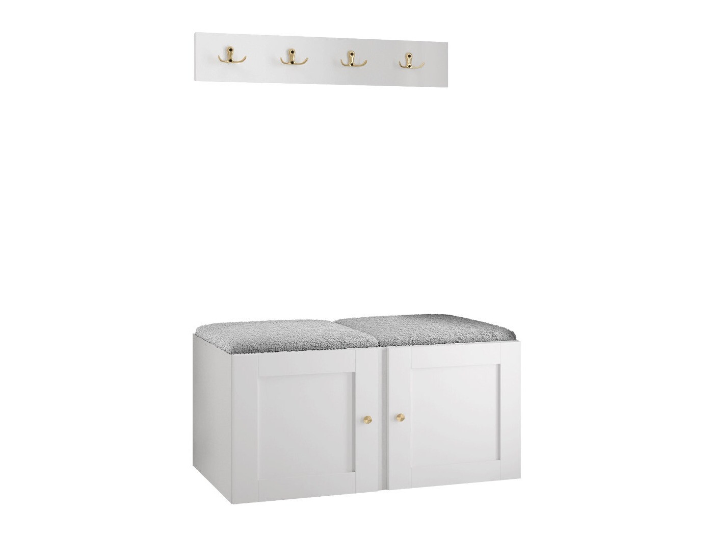 Set za hodnik Hartford 376 (Crno)