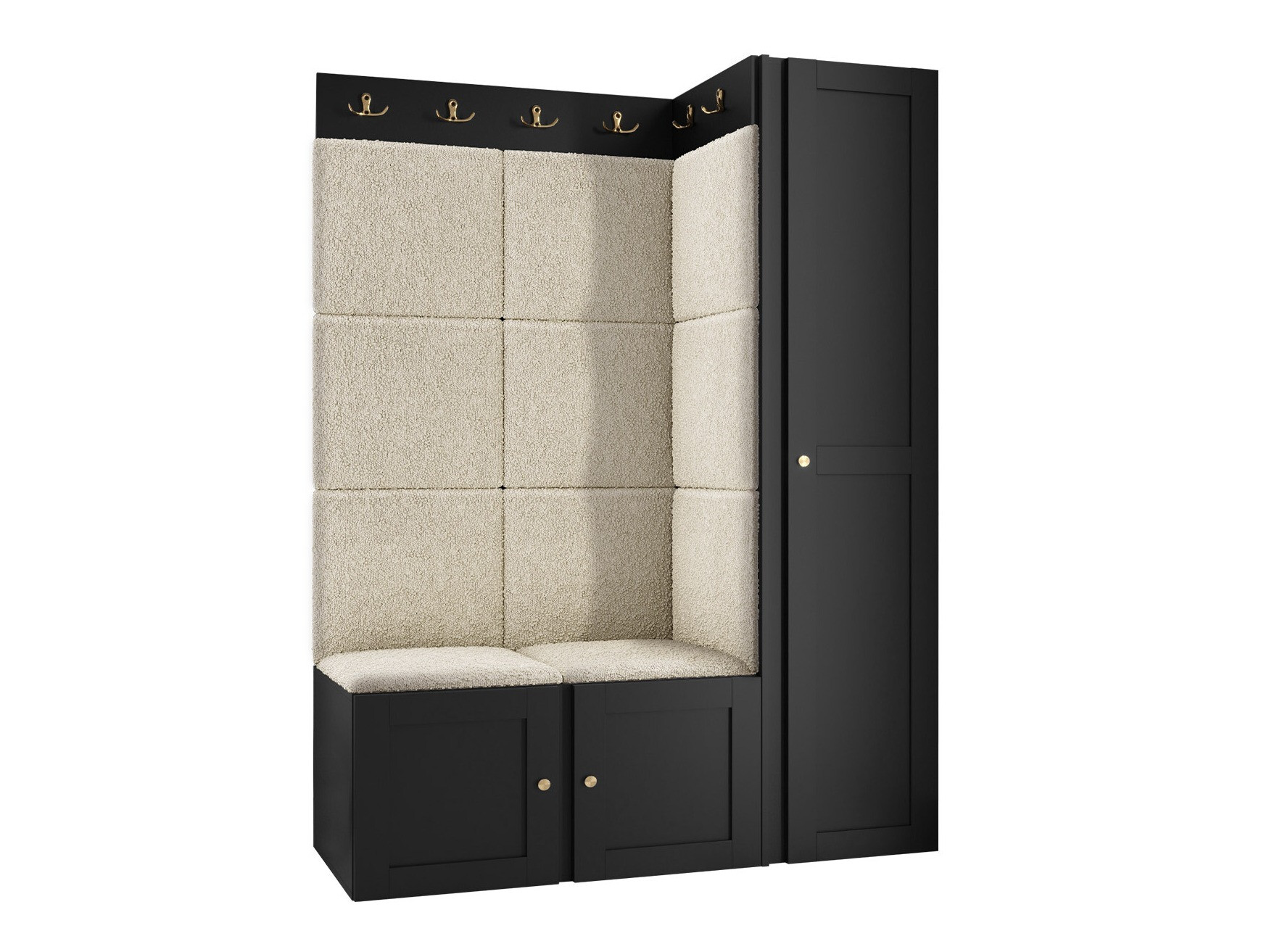 Set za hodnik Hartford 377 (Belo)