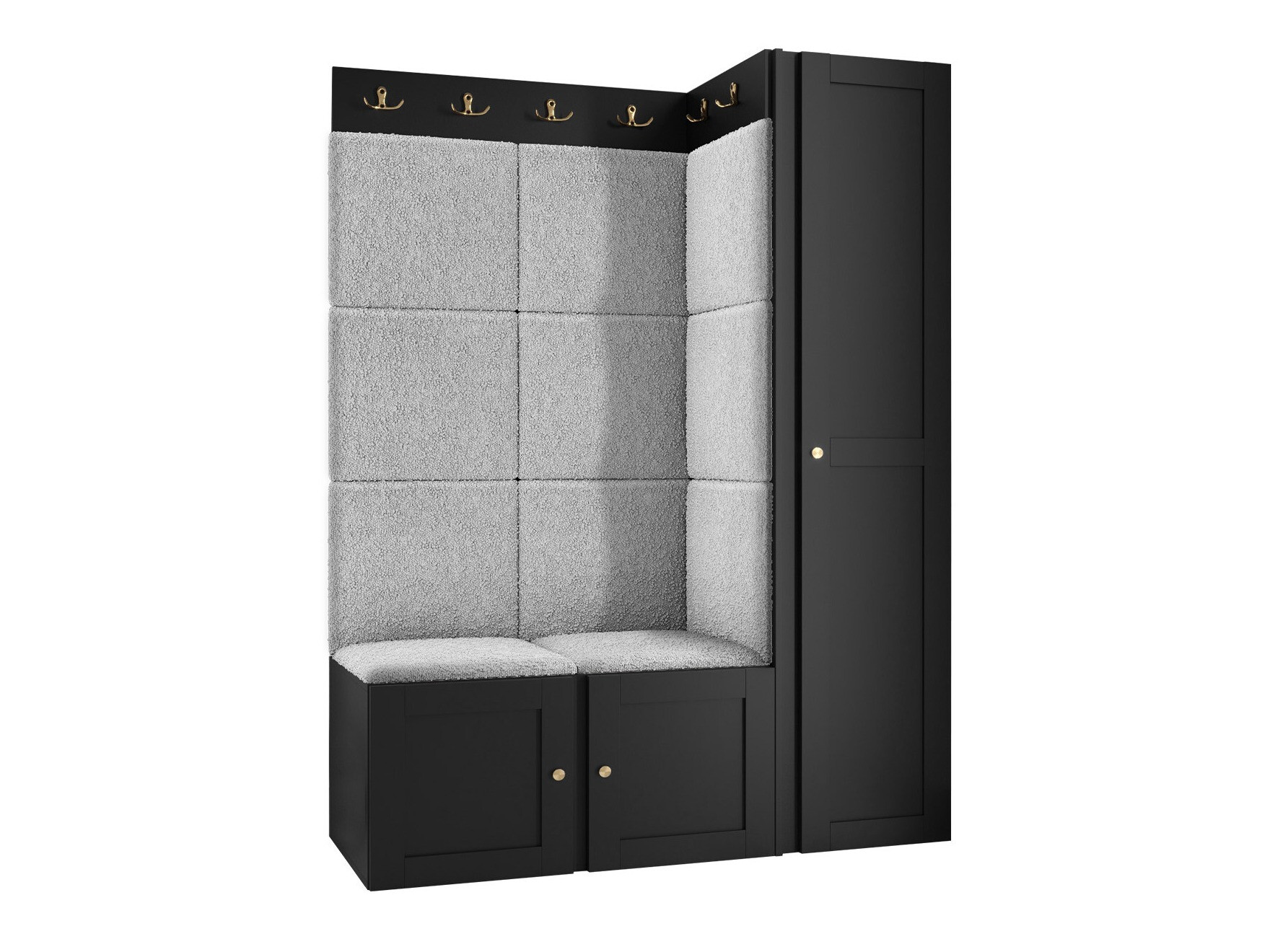 Set za hodnik Hartford 377 (Belo)