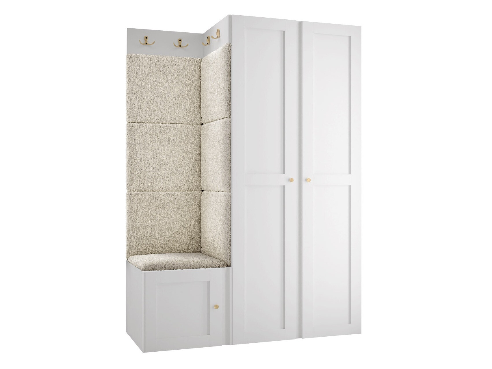 Set za hodnik Hartford 379 (Belo)