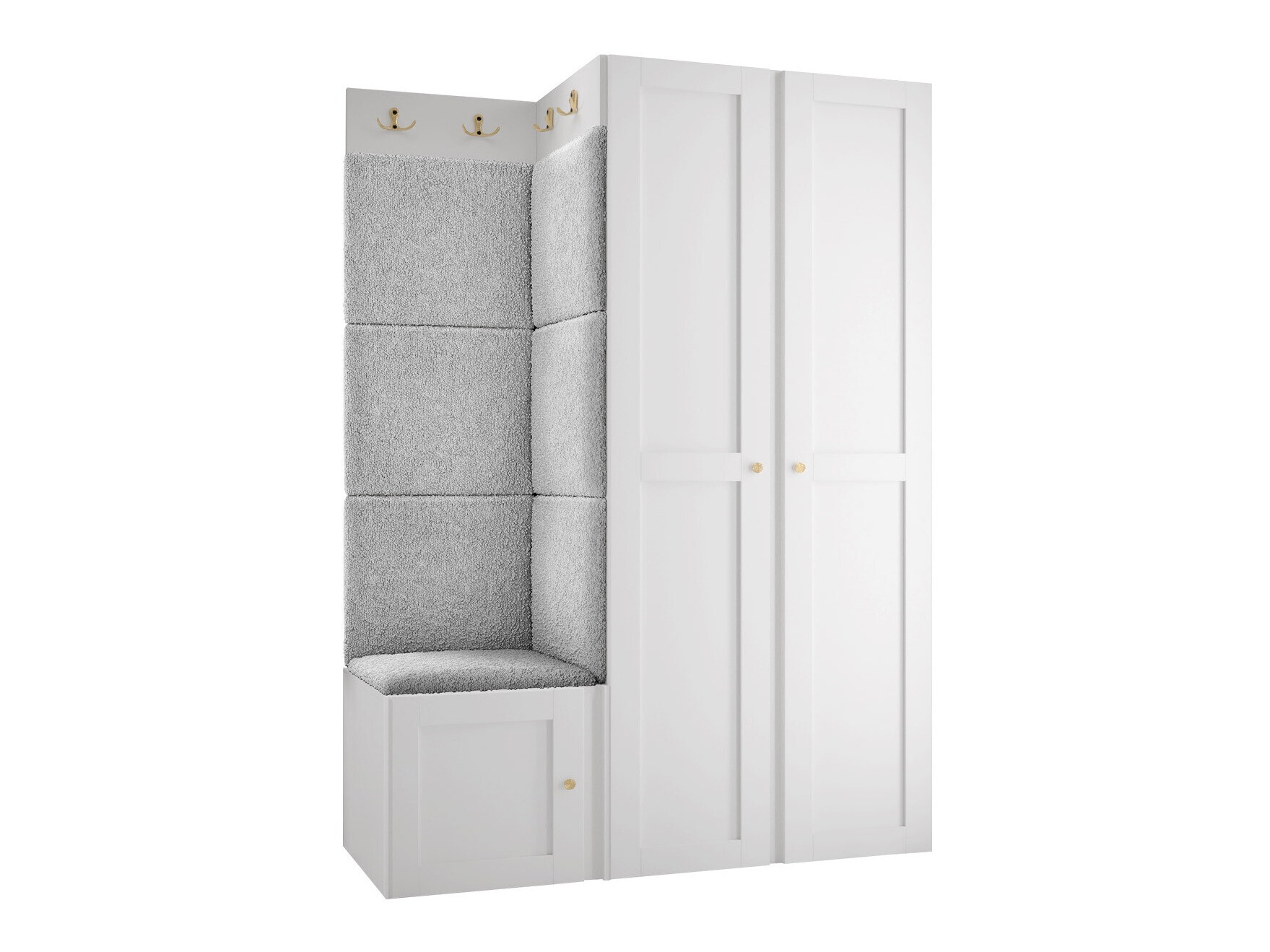 Set za hodnik Hartford 379 (Belo)