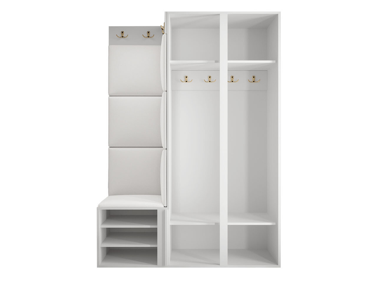 Set za hodnik Hartford 379 (Belo)