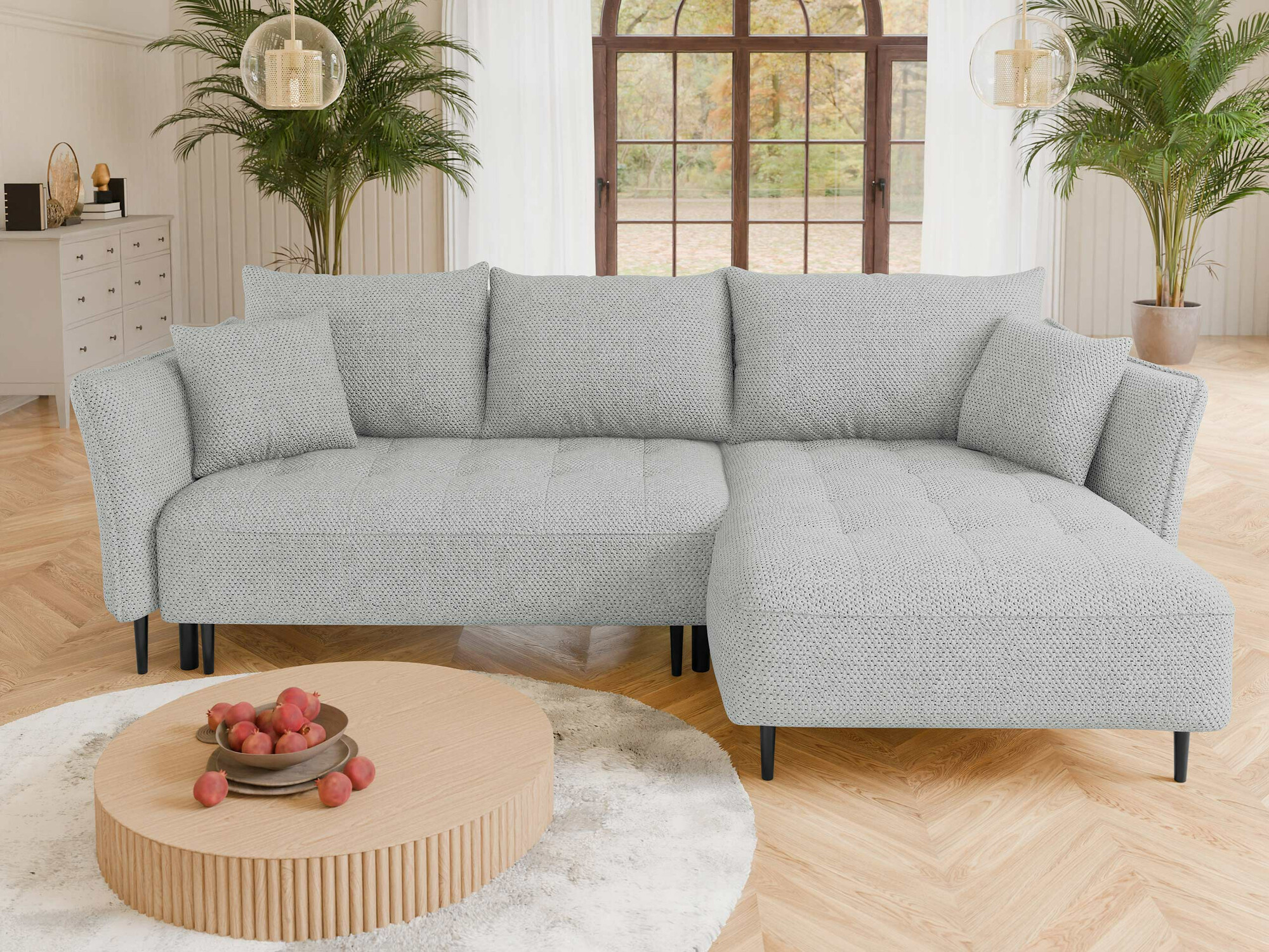 Ugaona sofa TrendyNest 102 (Onega 08)