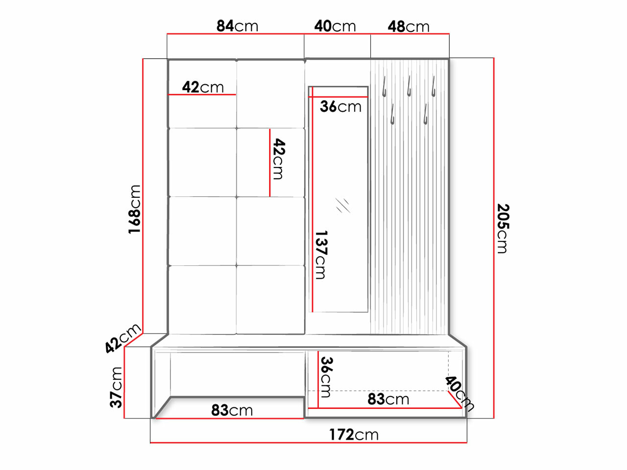 Set za hodnik Hartford 322 (Abriamo 6)
