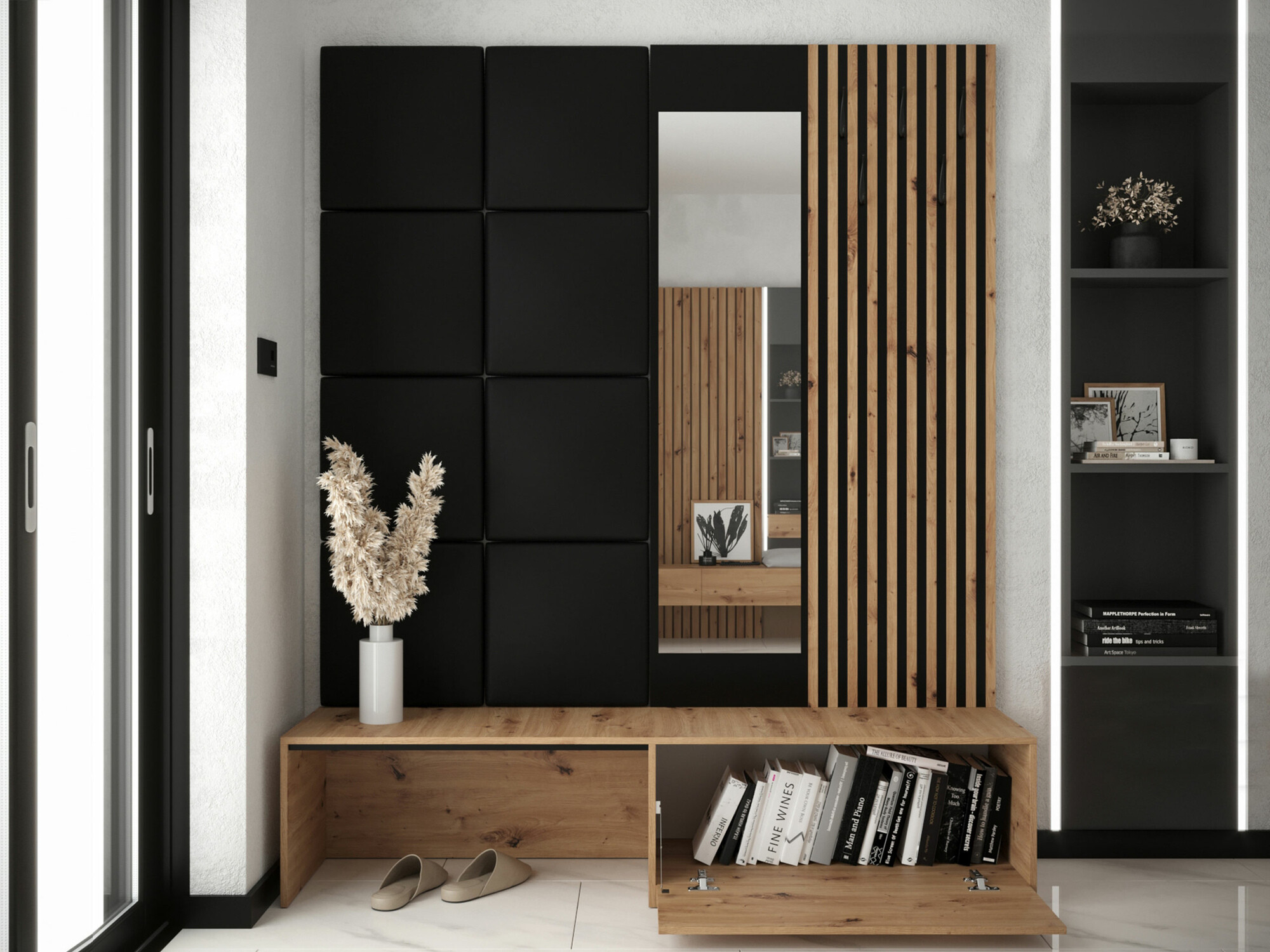 Set za hodnik Hartford 322 (Zanatski hrast + Soft 011)