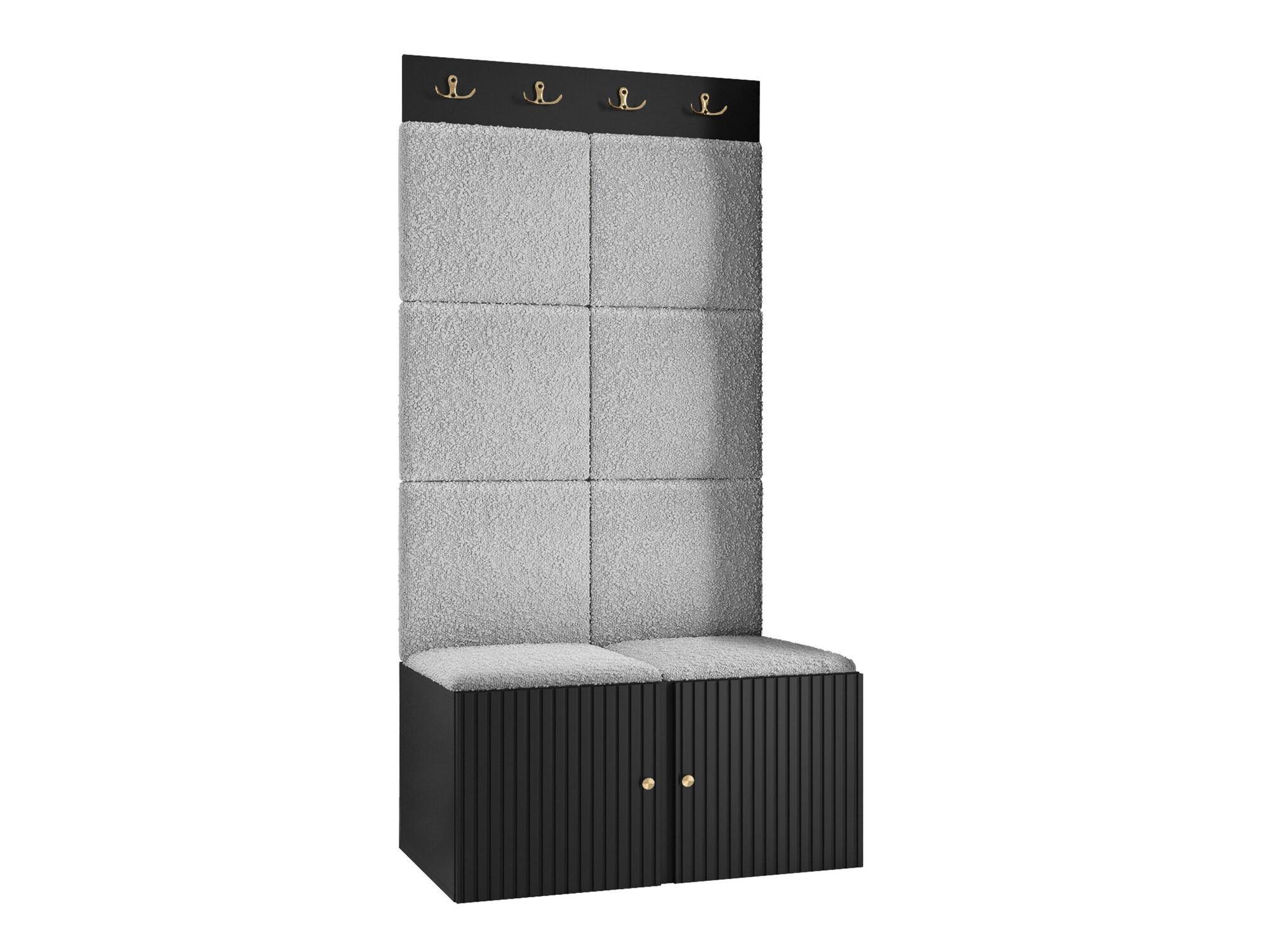 Set za hodnik Hartford 383 (Crno)