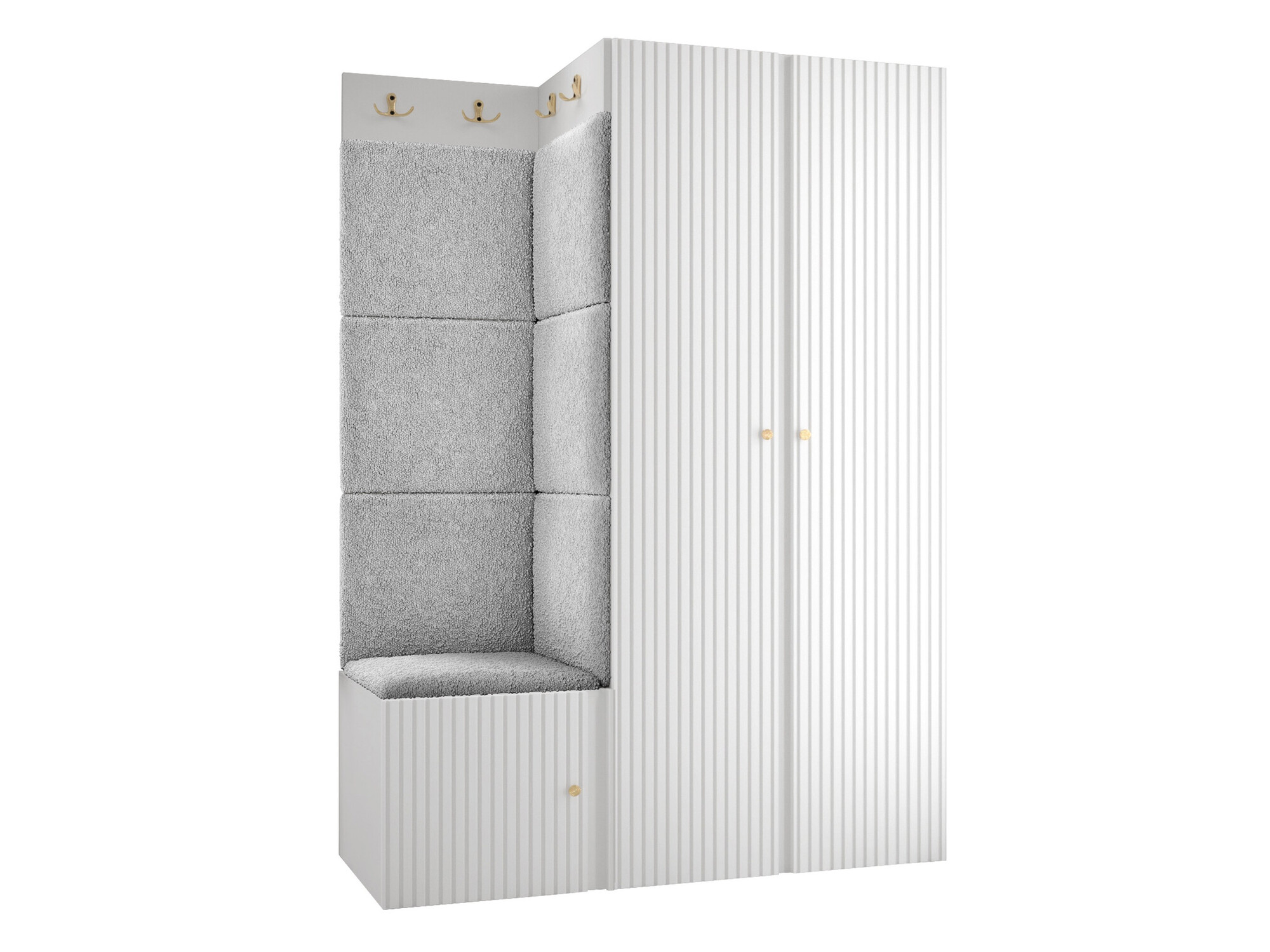 Set za hodnik Hartford 387 (Belo)