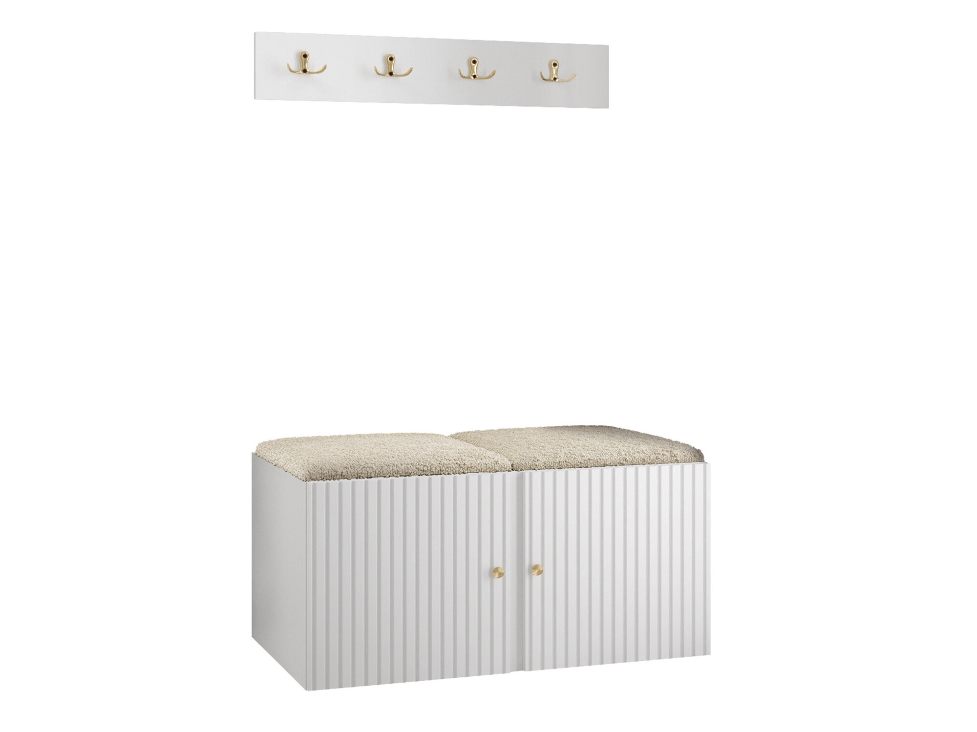 Set za hodnik Hartford 384 (Belo)