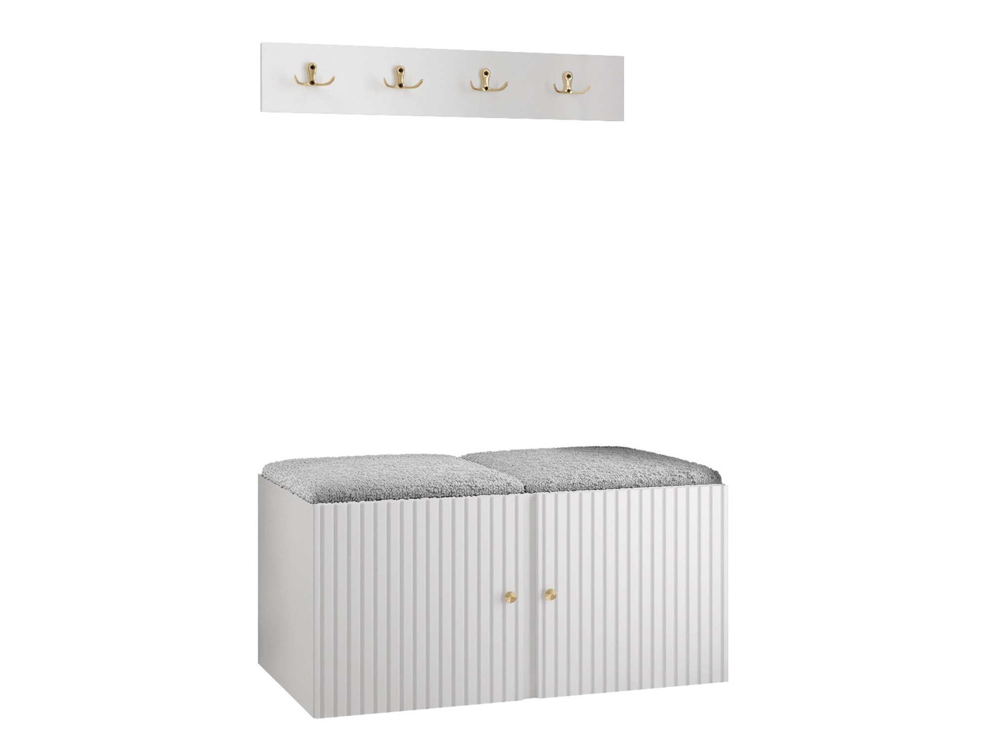 Set za hodnik Hartford 384 (Belo)