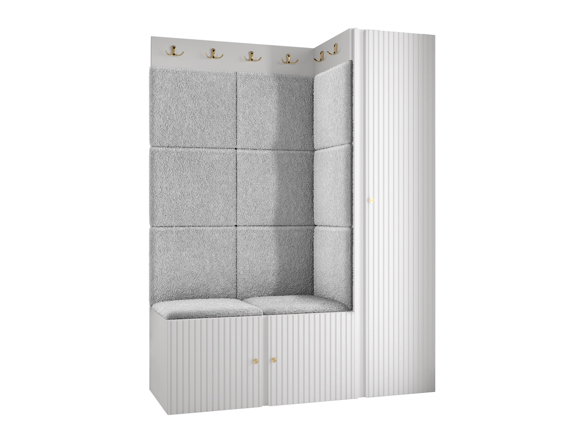 Set za hodnik Hartford 385 (Belo)