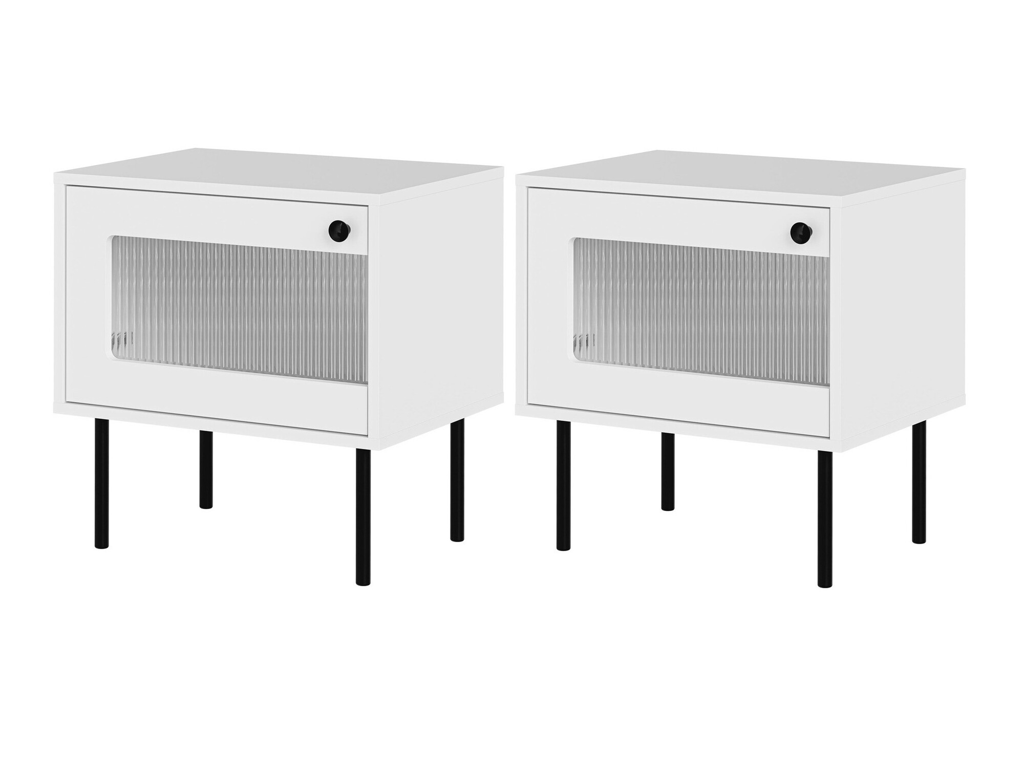 Set noćnih ormarića Feletri 107 (Belo)