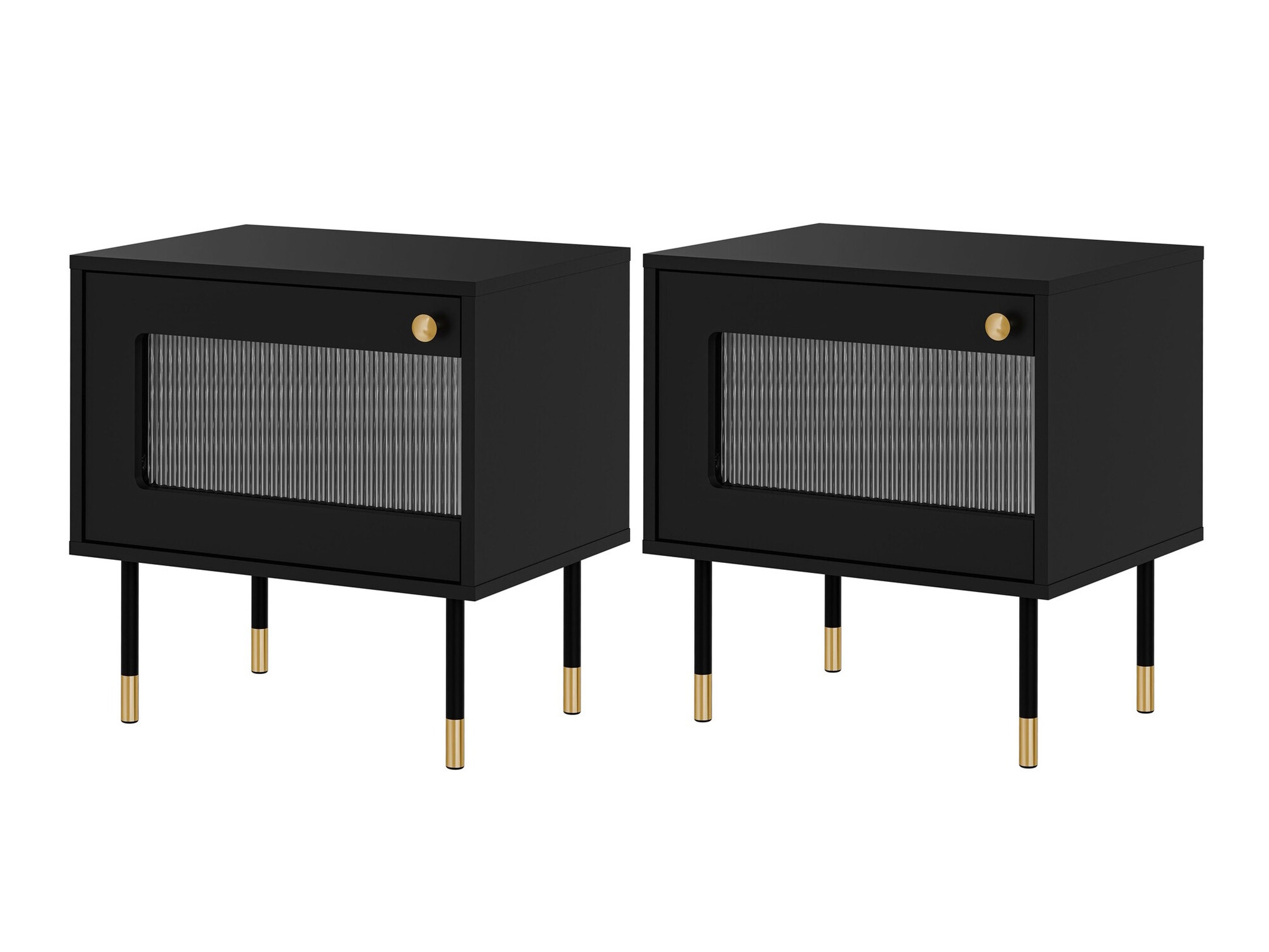 Set noćnih ormarića Feletri 107 (Crno)