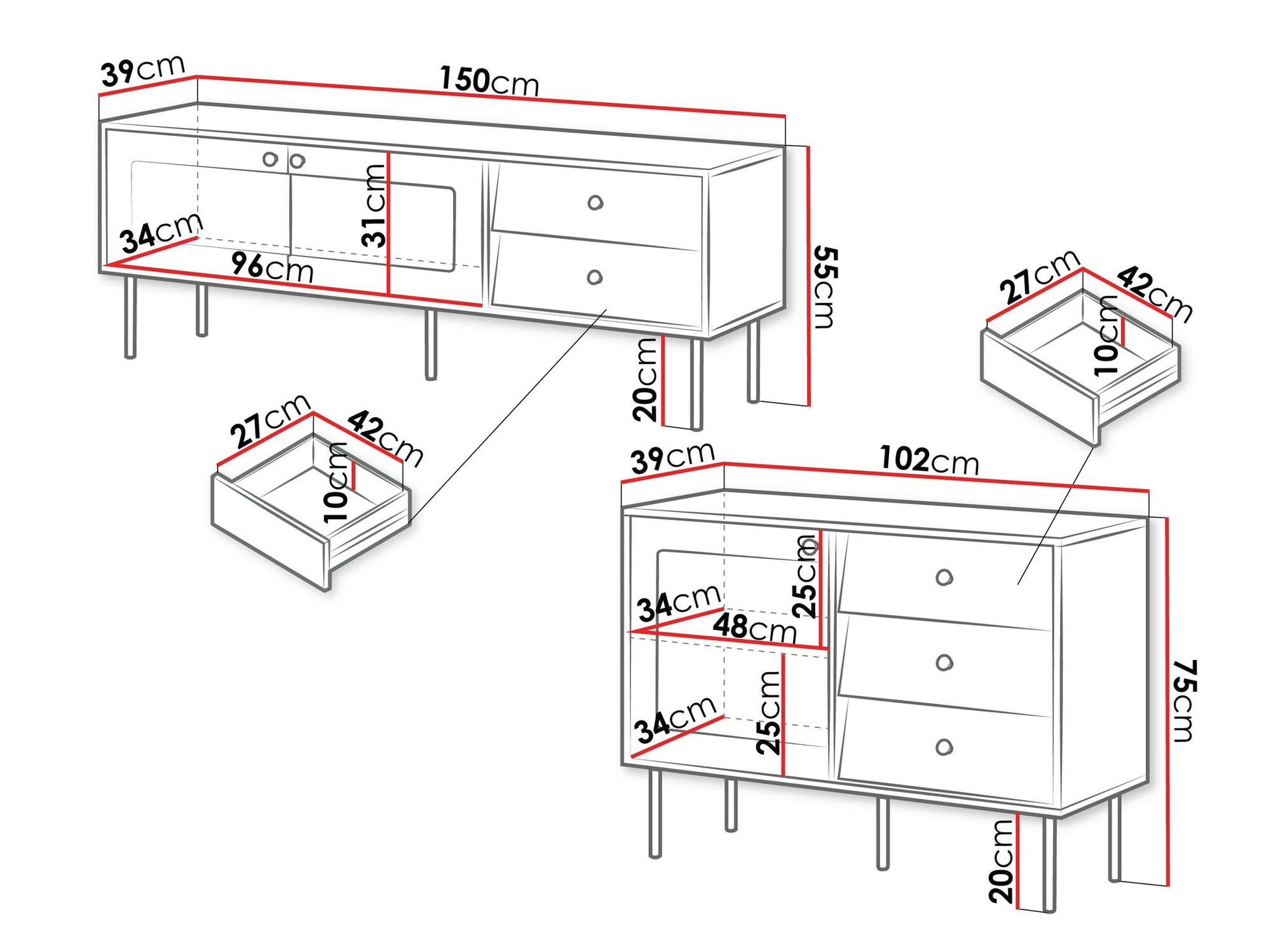 Set za dnevnu sobu Feletri 108 (Belo)