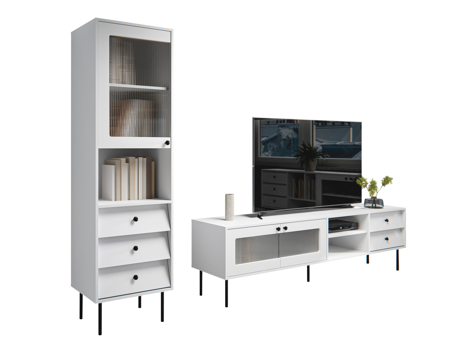 Set za dnevnu sobu Feletri 109 (Belo)