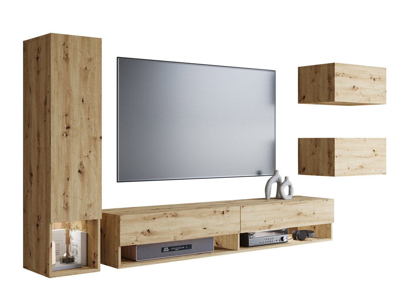 Set za dnevnu sobu Sarasota 124 (Artisan hrast)