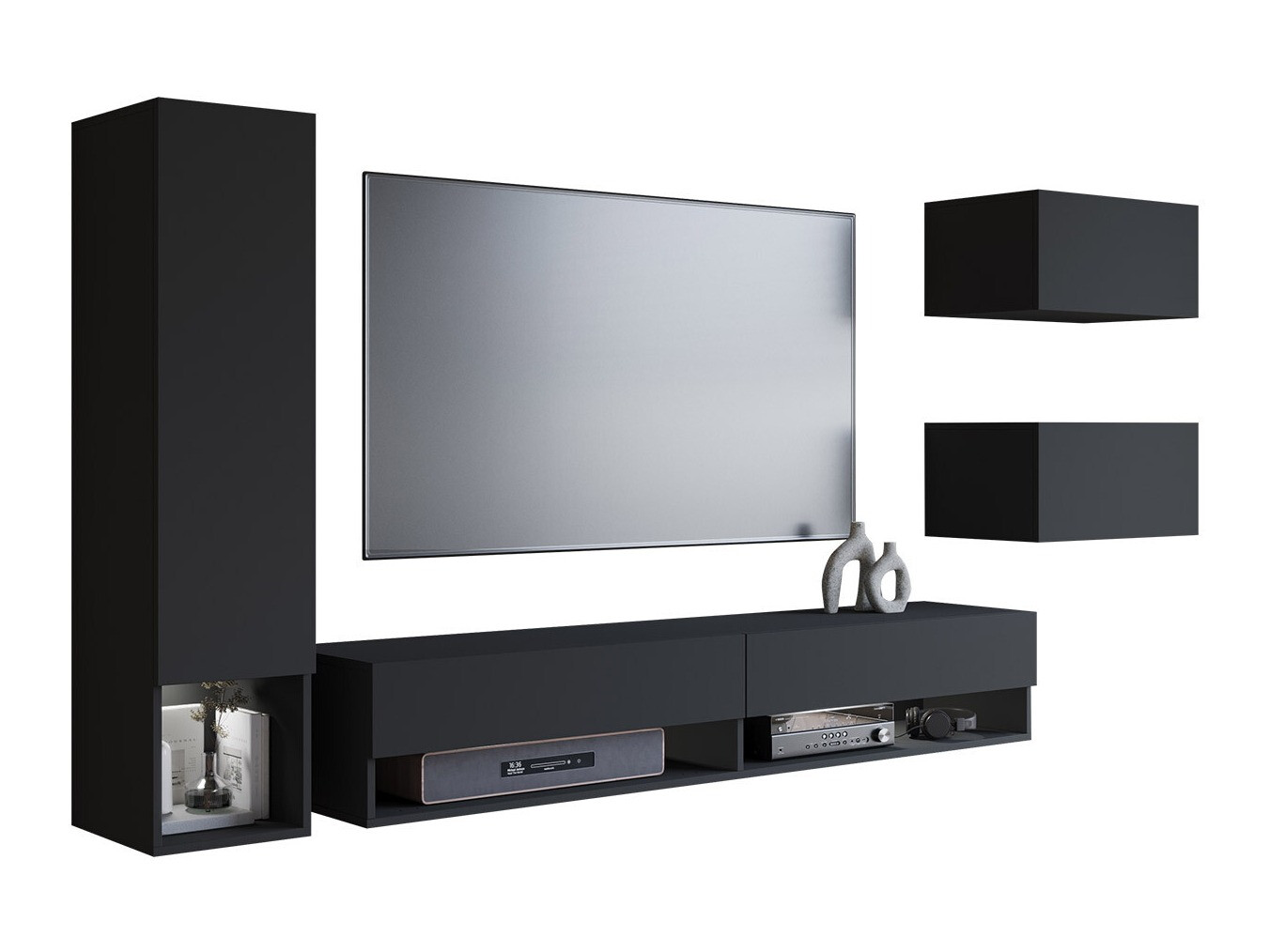 Set za dnevnu sobu Sarasota 124 (Grafit)