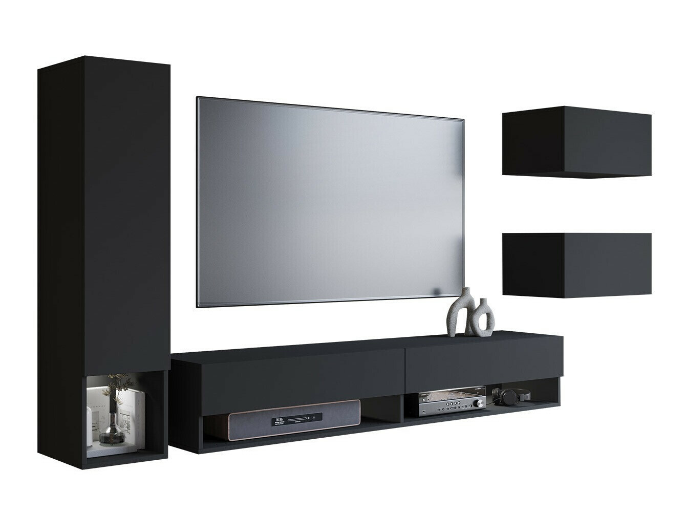 Set za dnevnu sobu Sarasota 124 (Grafit)