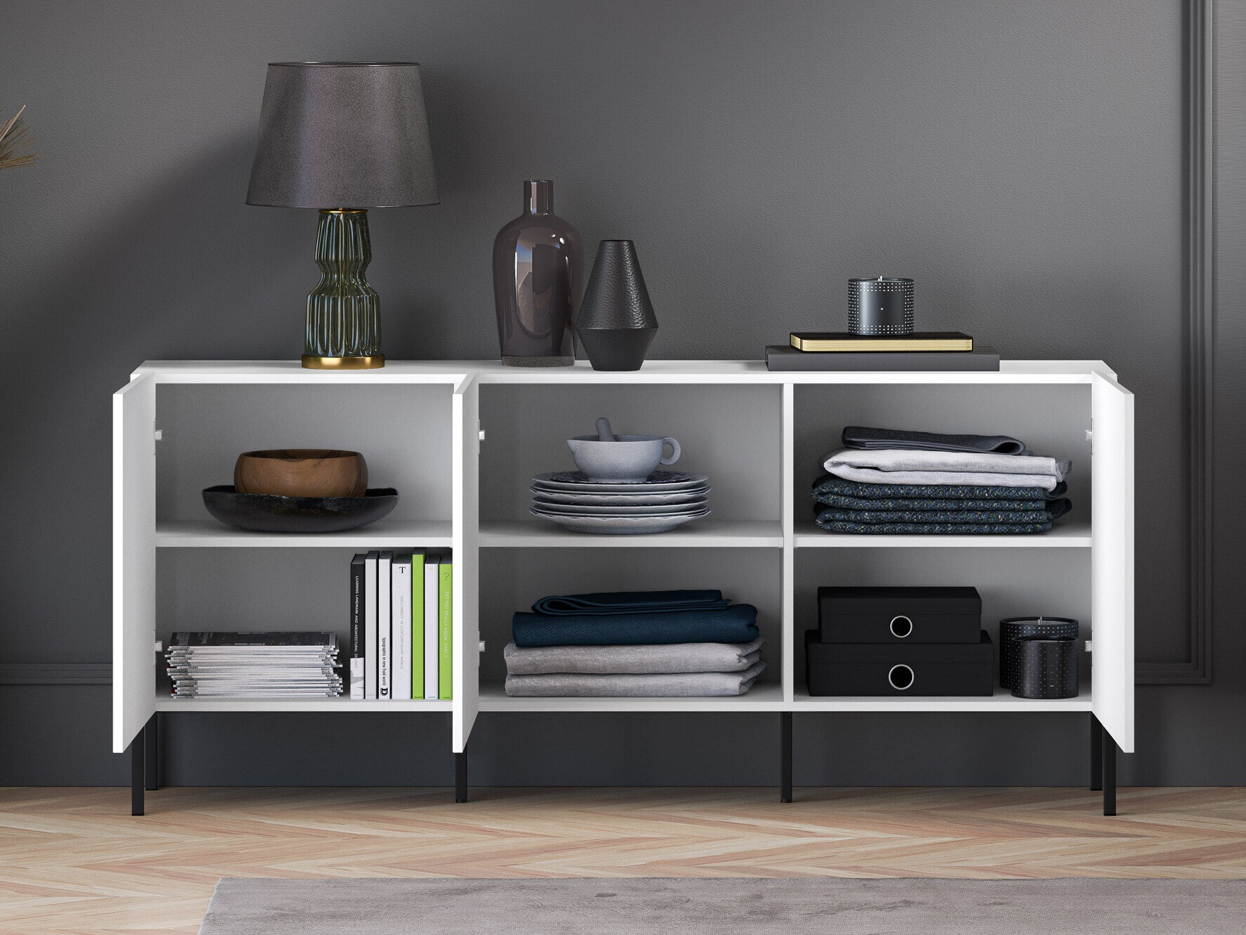 Ormarić Dorferi 102 (Crno)