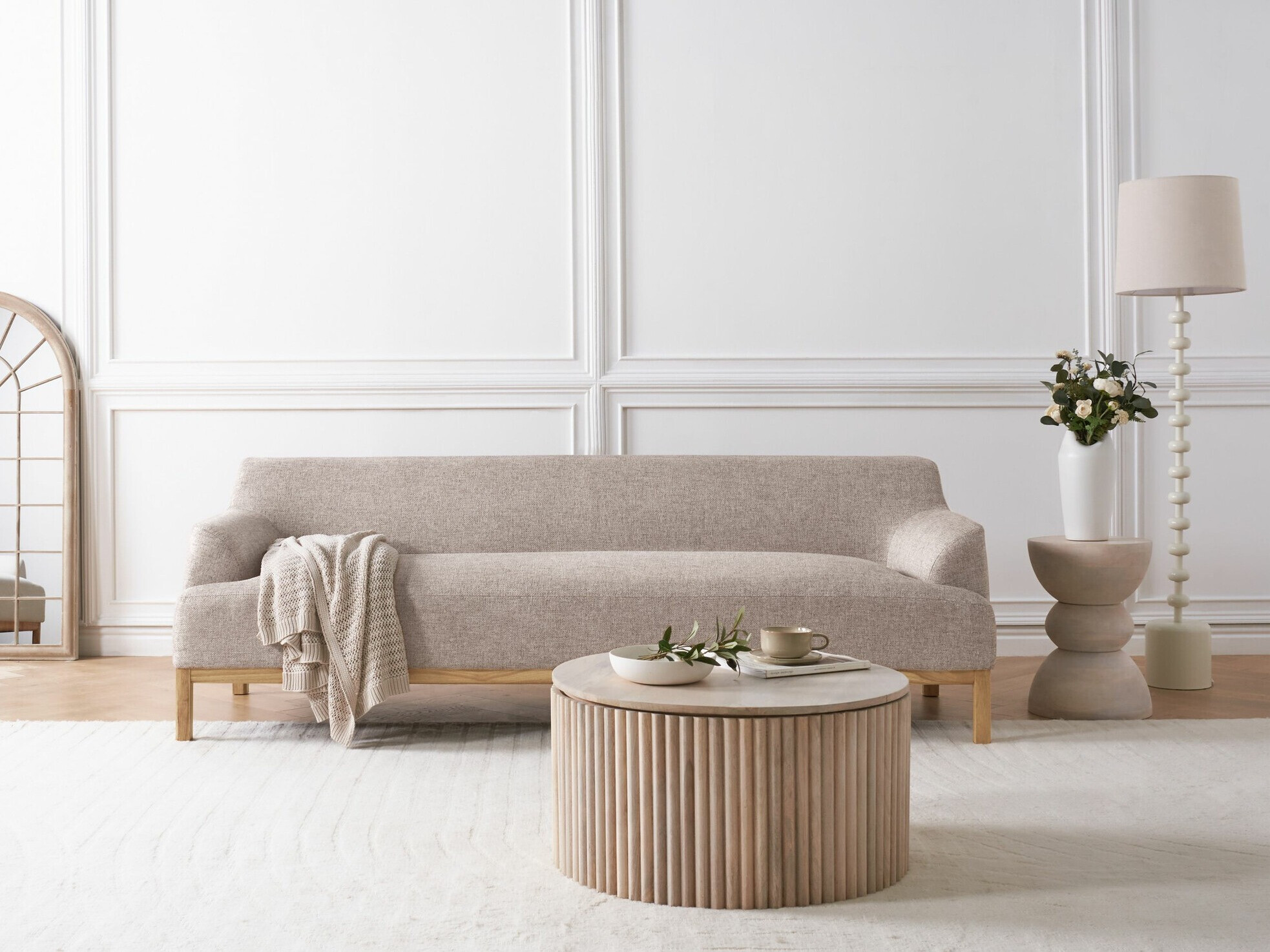 Sofa Berwyn 2228 (Svetlo smeđa)