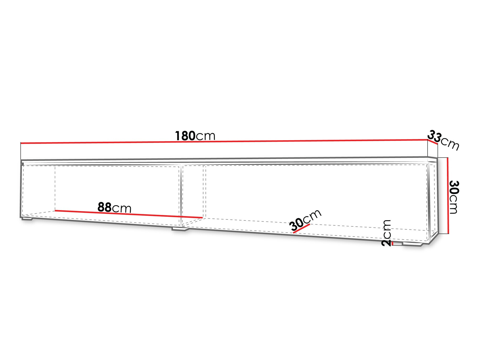 TV sto Sarasota 121 (Zanatski hrast)
