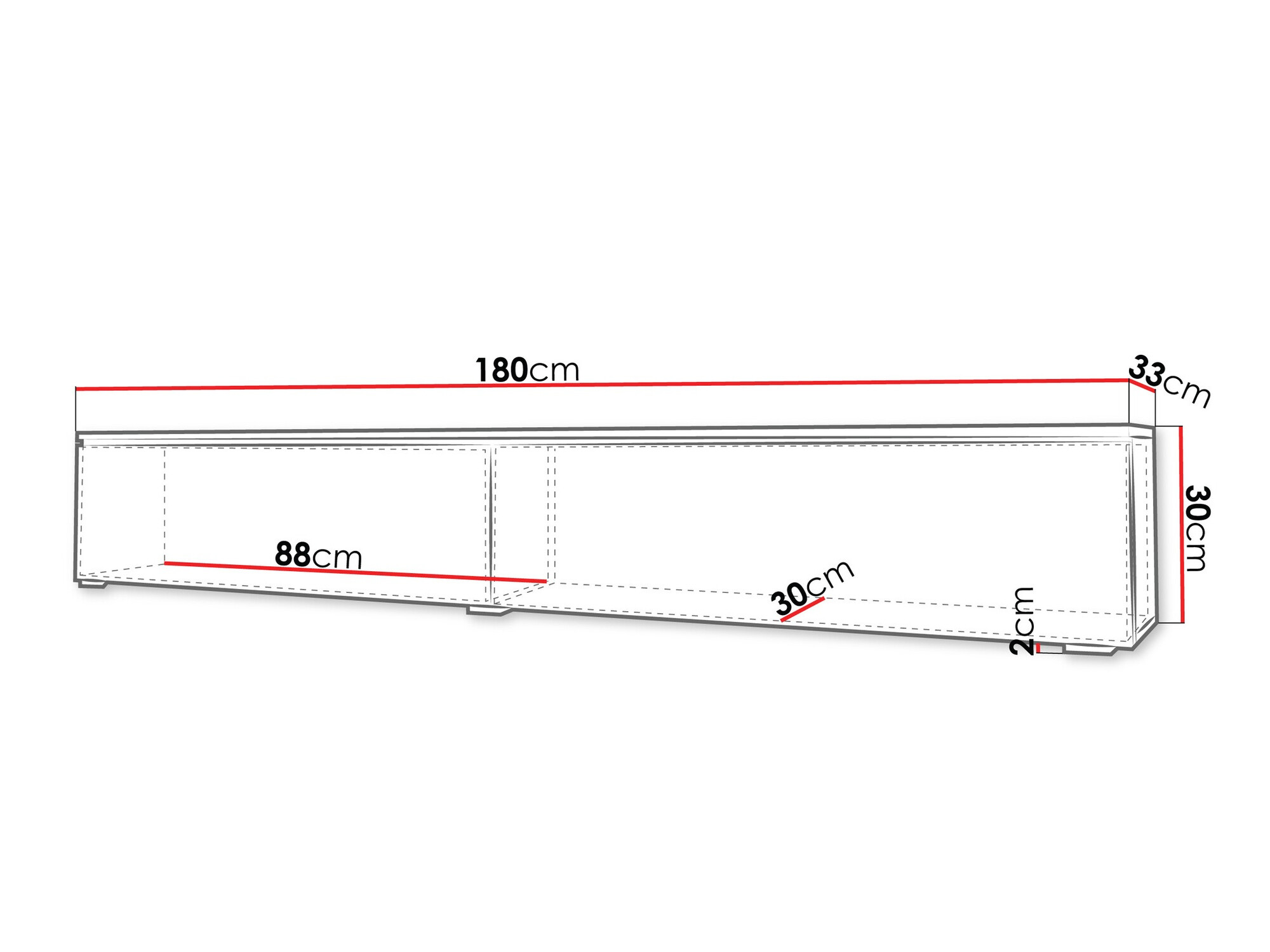 TV sto Sarasota 121 (Zanatski hrast)