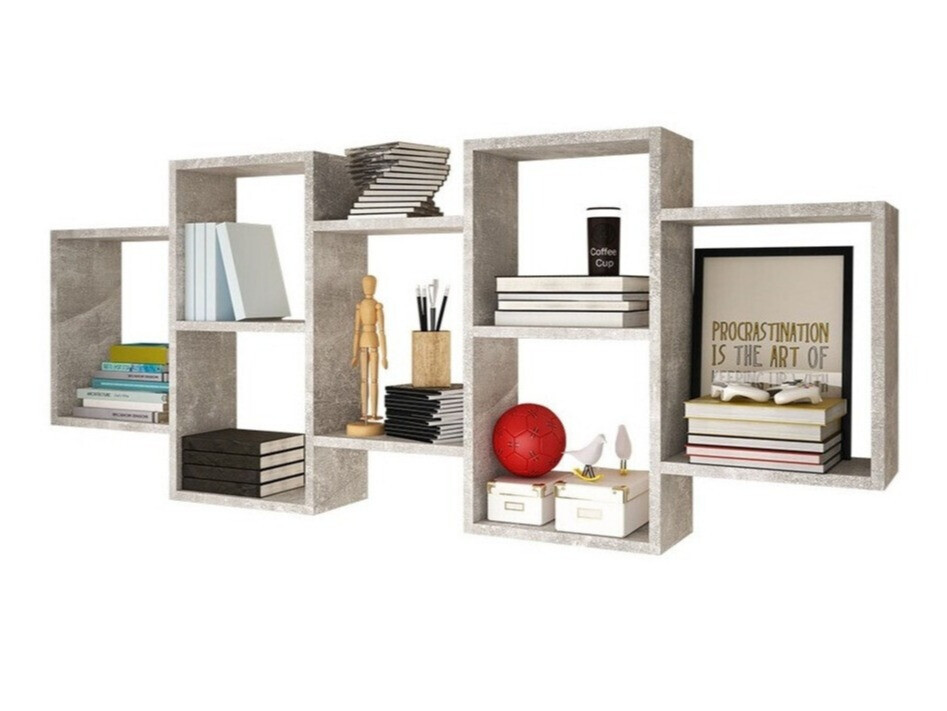 Zidna polica Sarasota 103 (Beton)