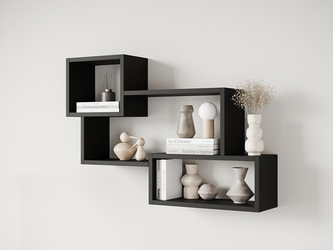 Zidna polica Sarasota 106 (Graphite)