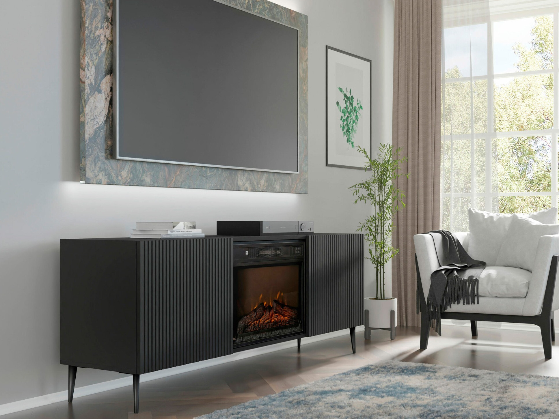 Ormarić Talsalu 111 (Crno)