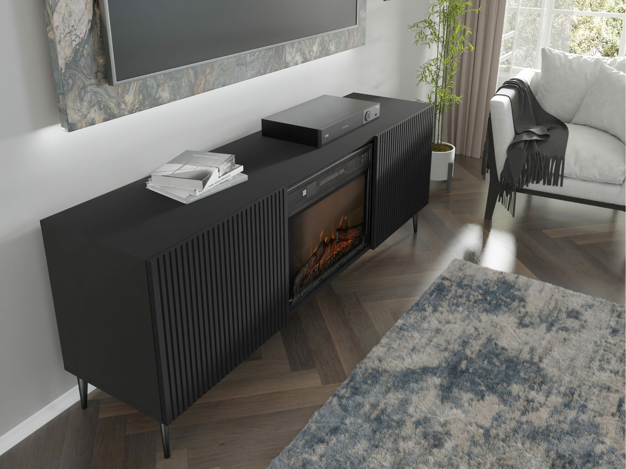 Ormarić Talsalu 111 (Crno)