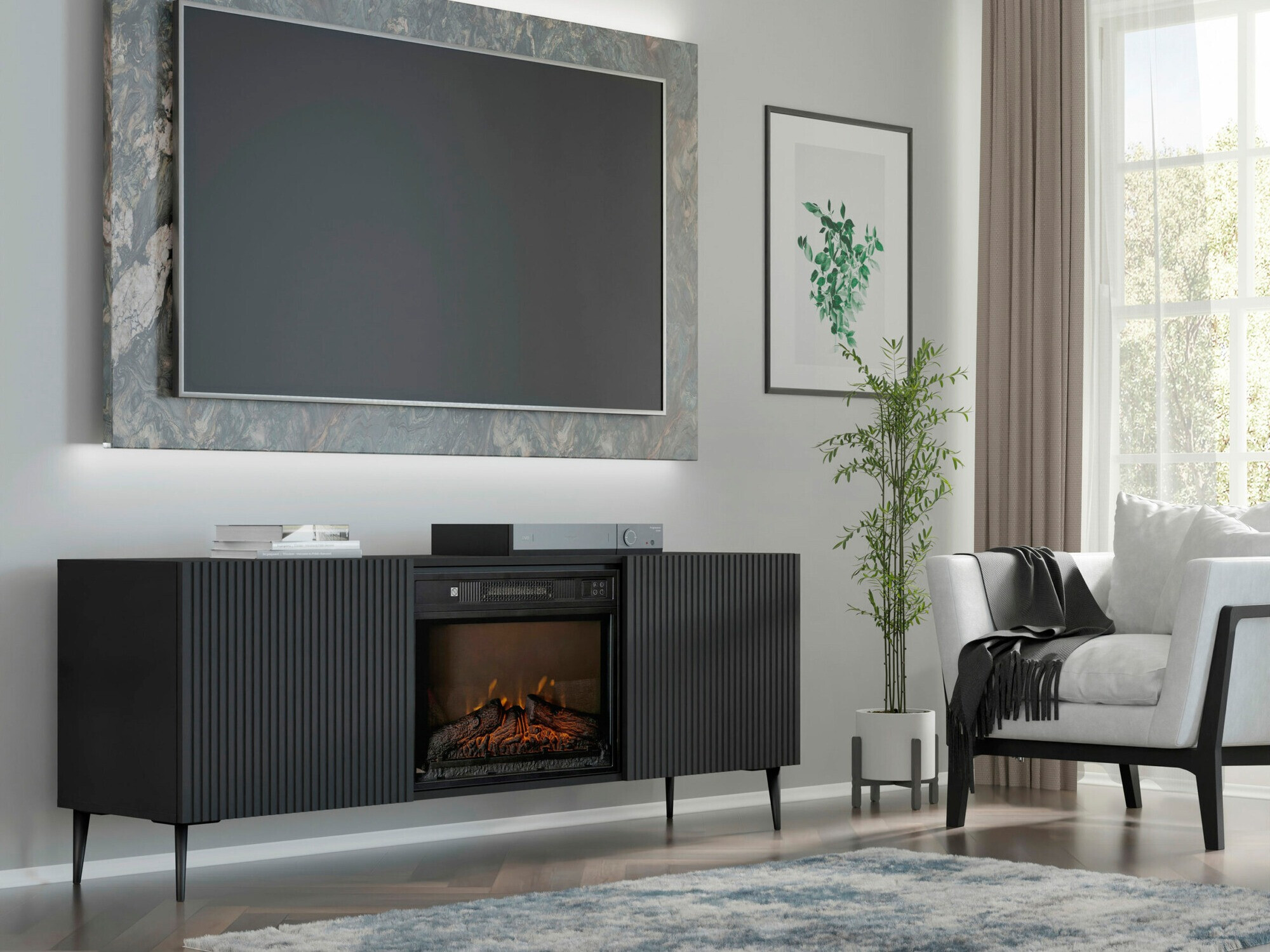 Ormarić Talsalu 111 (Crno)