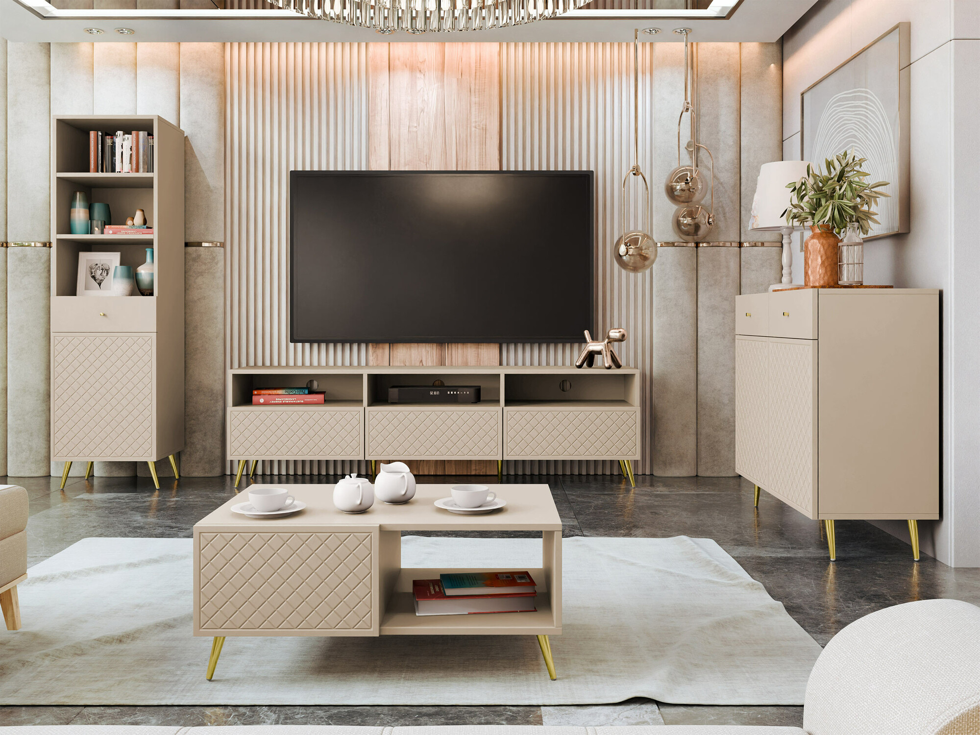 Polica Comfivo Nuromo 102 (Beige)