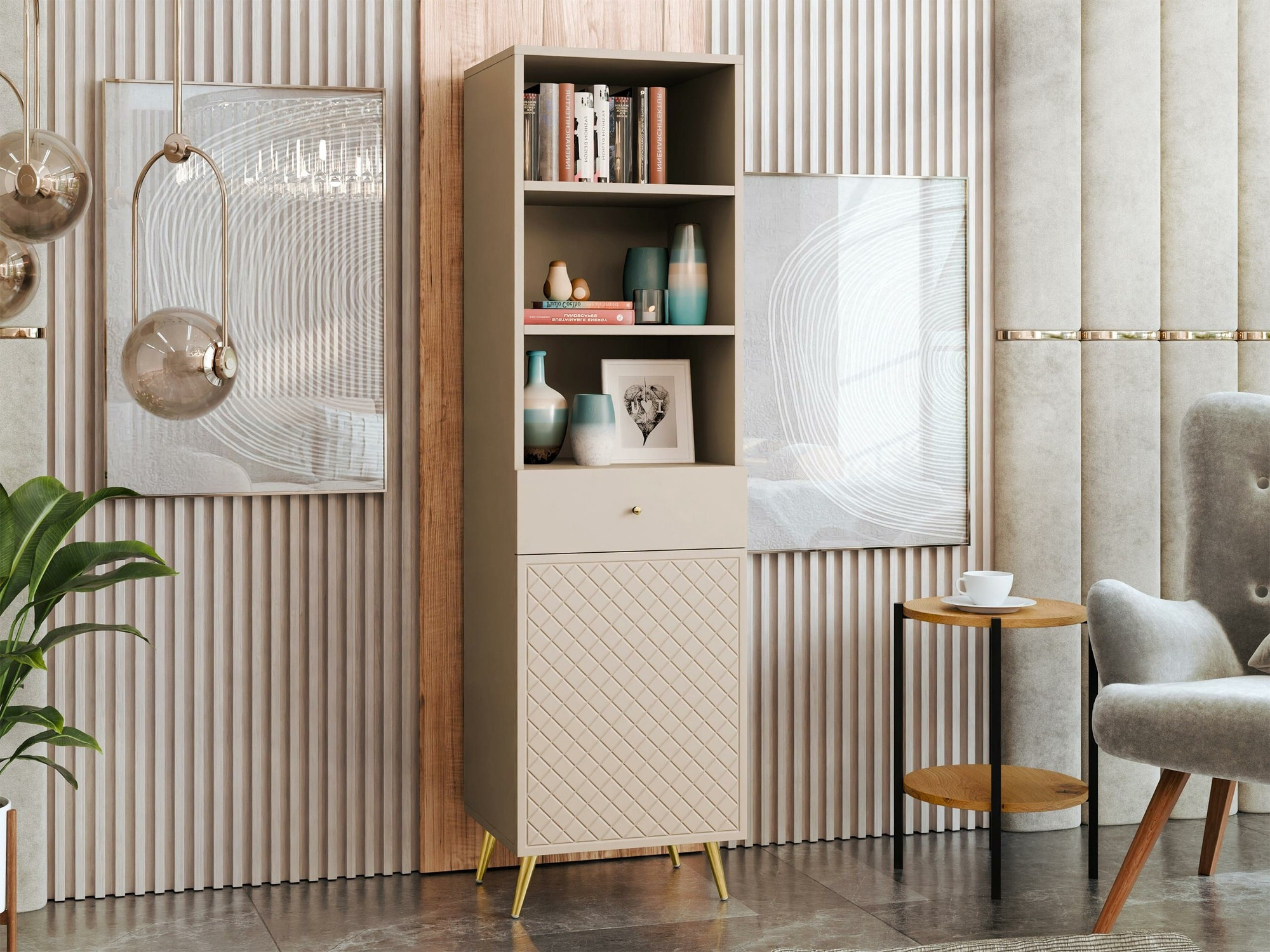 Polica Comfivo Nuromo 102 (Beige)