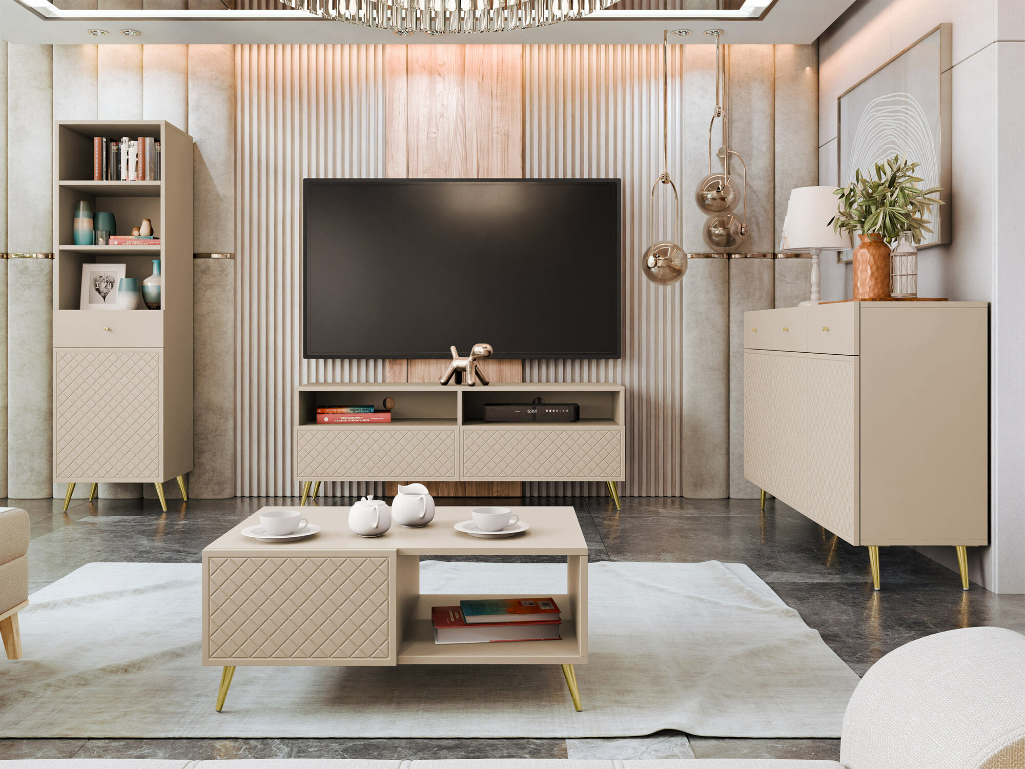 TV sto Comfivo Nuromo 112 (Bež)