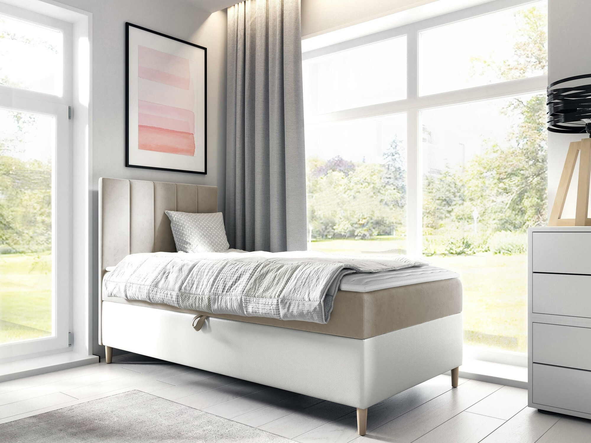 Boxspring krevet Lucus VI (Soft 017 + Fresh 1)