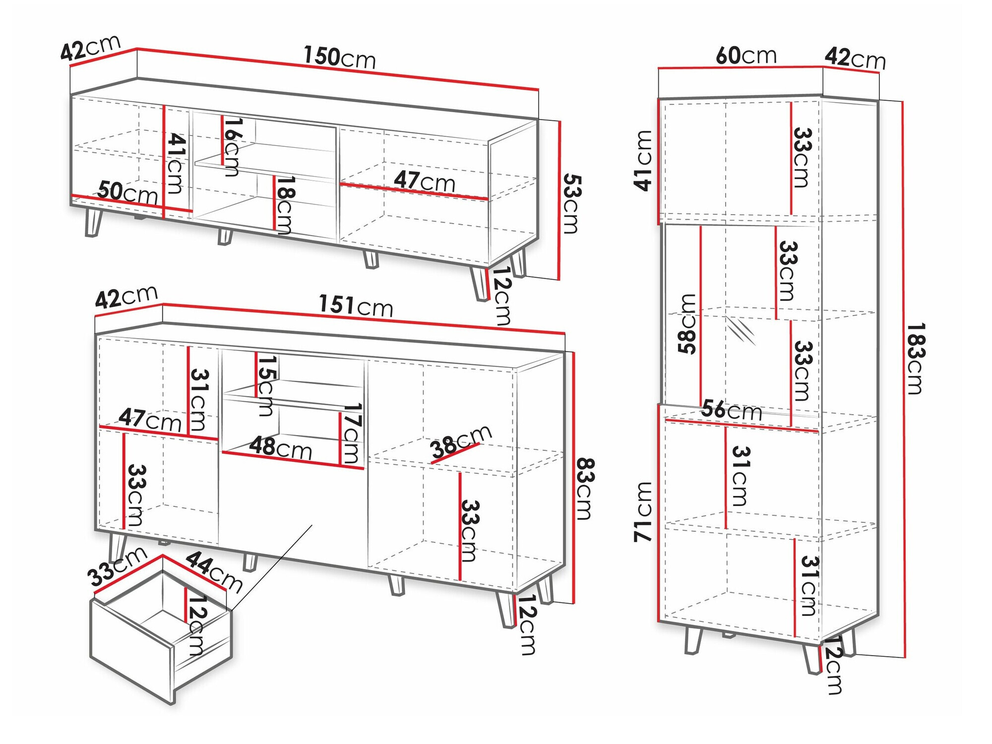 Set za dnevnu sobu Remeta 111 (Antricit (ugalj))