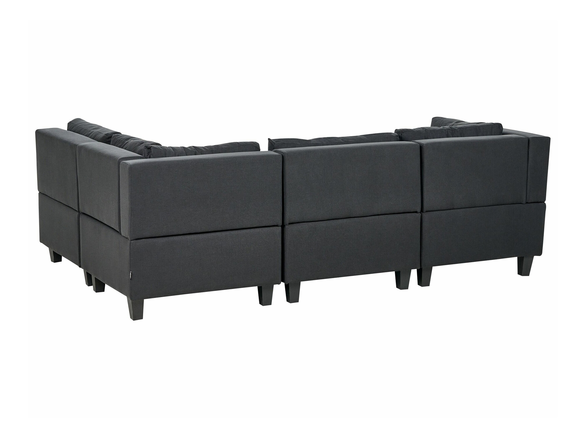 Modularna ugaona garnitura Elbmeli 108 (Crno)