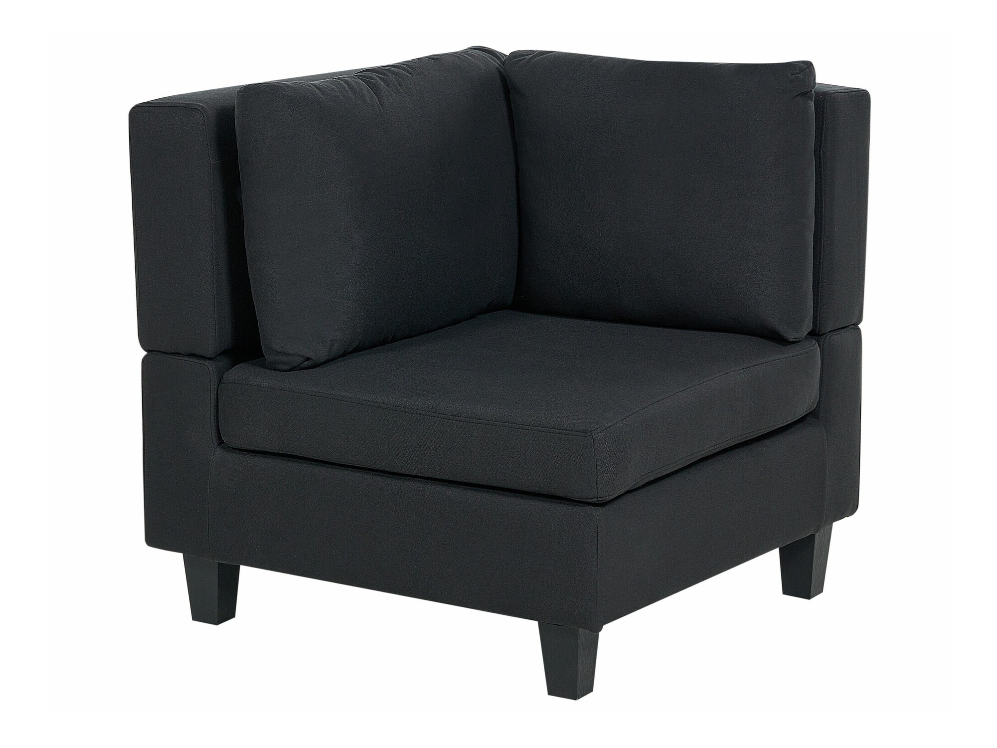 Modularna ugaona garnitura Elbmeli 108 (Crno)