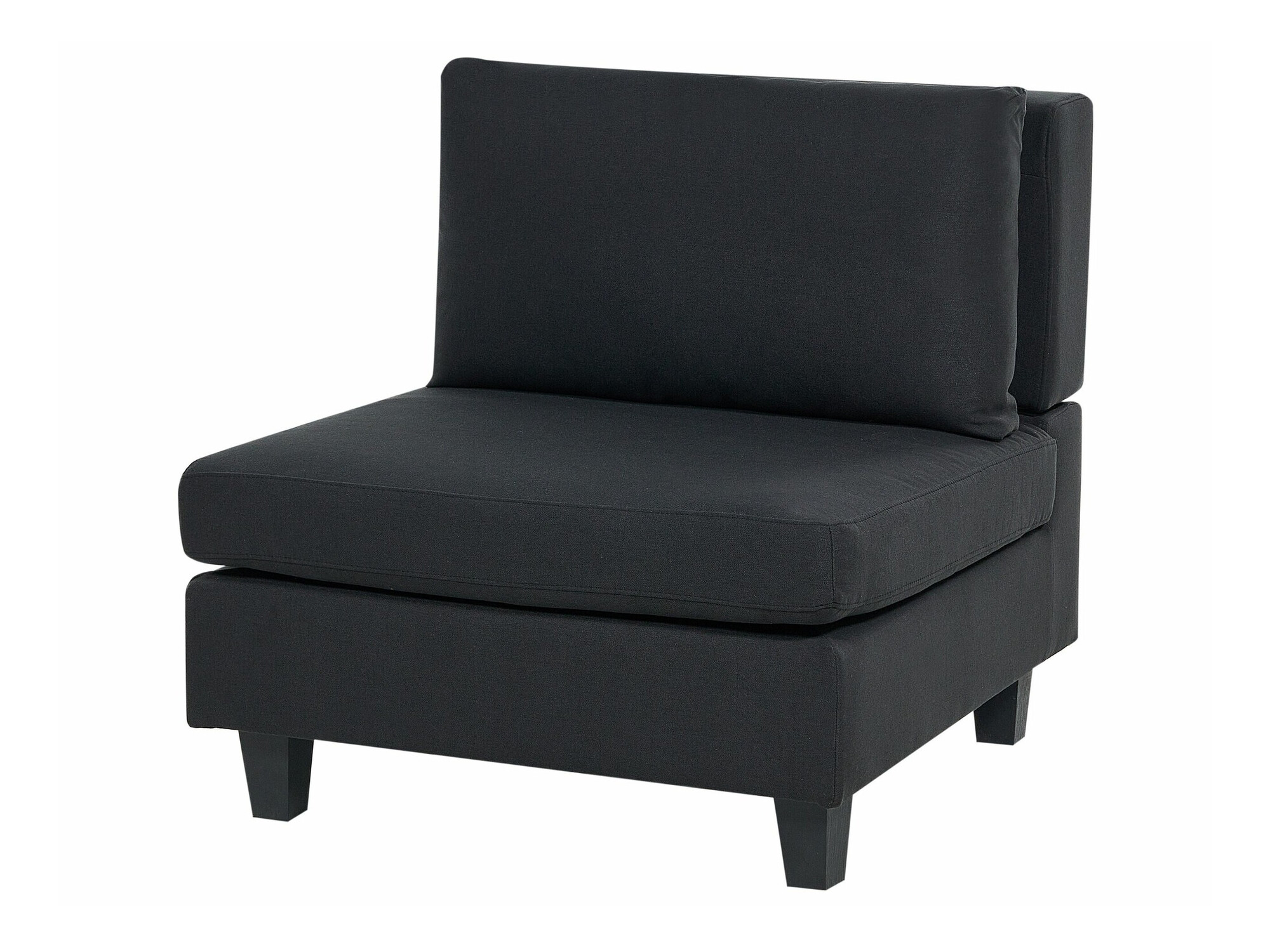Modularna ugaona garnitura Elbmeli 108 (Crno)