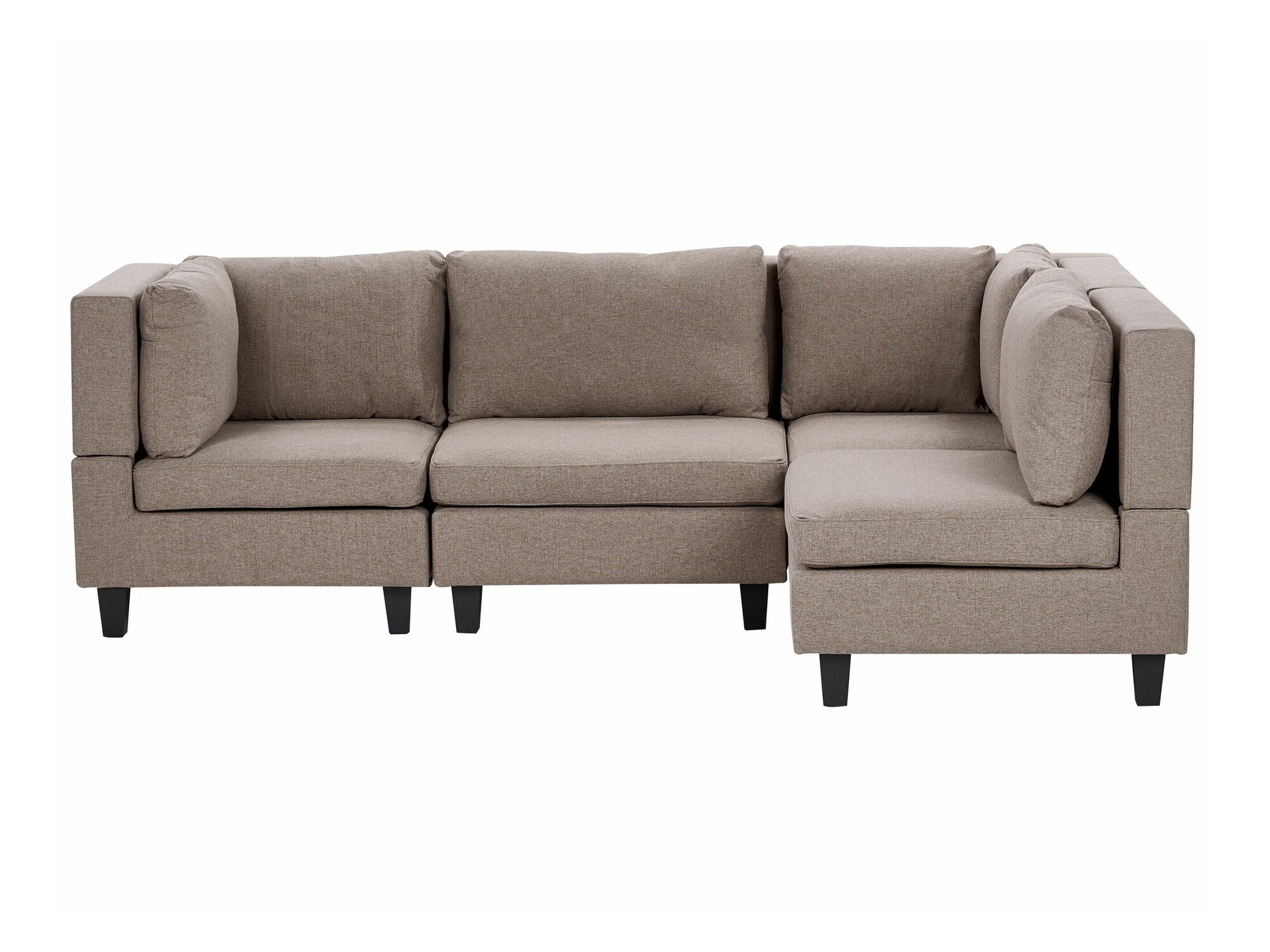 Modularna ugaona garnitura Elbmeli 108 (Smeđa)