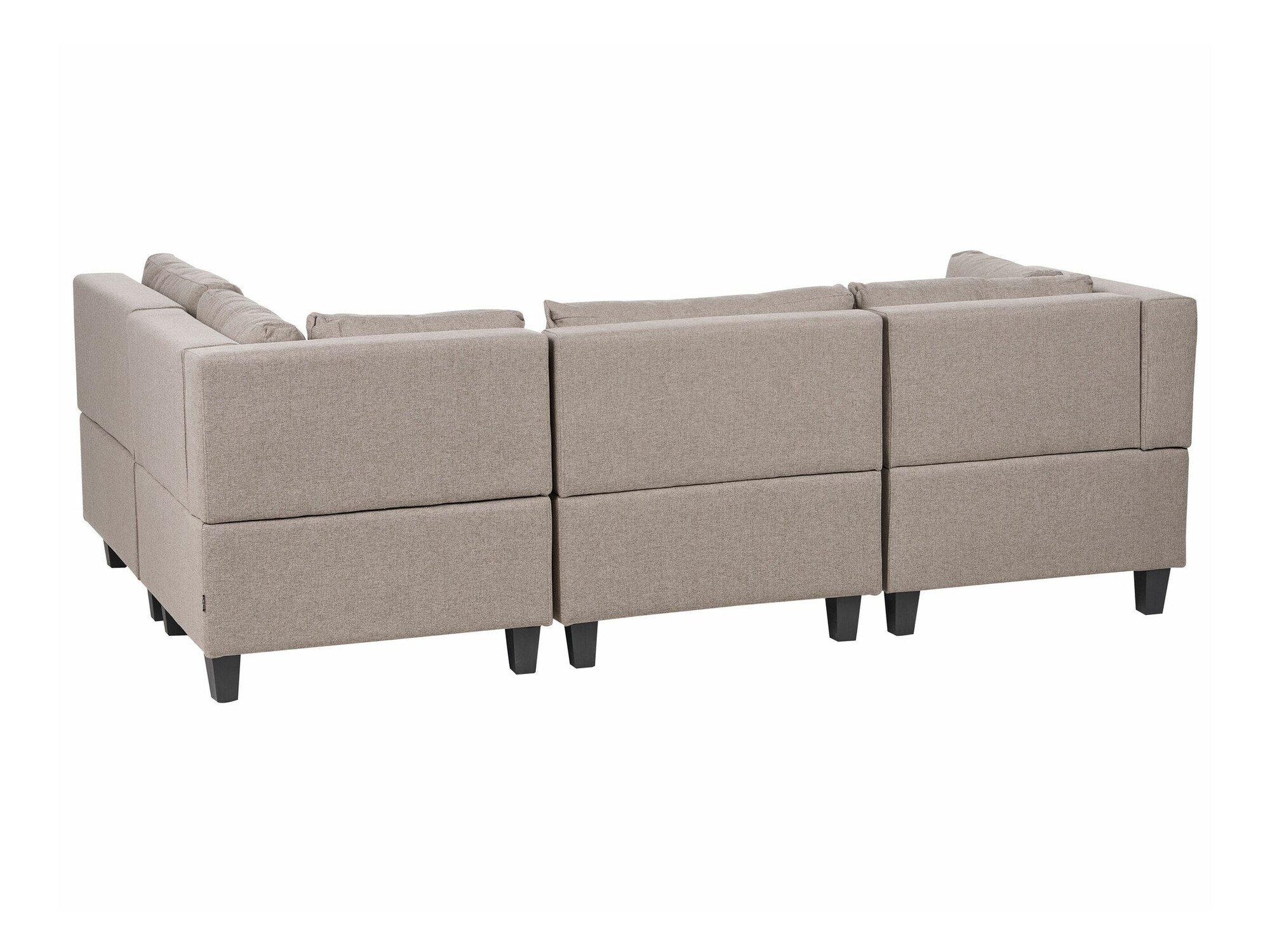 Modularna ugaona garnitura Elbmeli 108 (Smeđa)