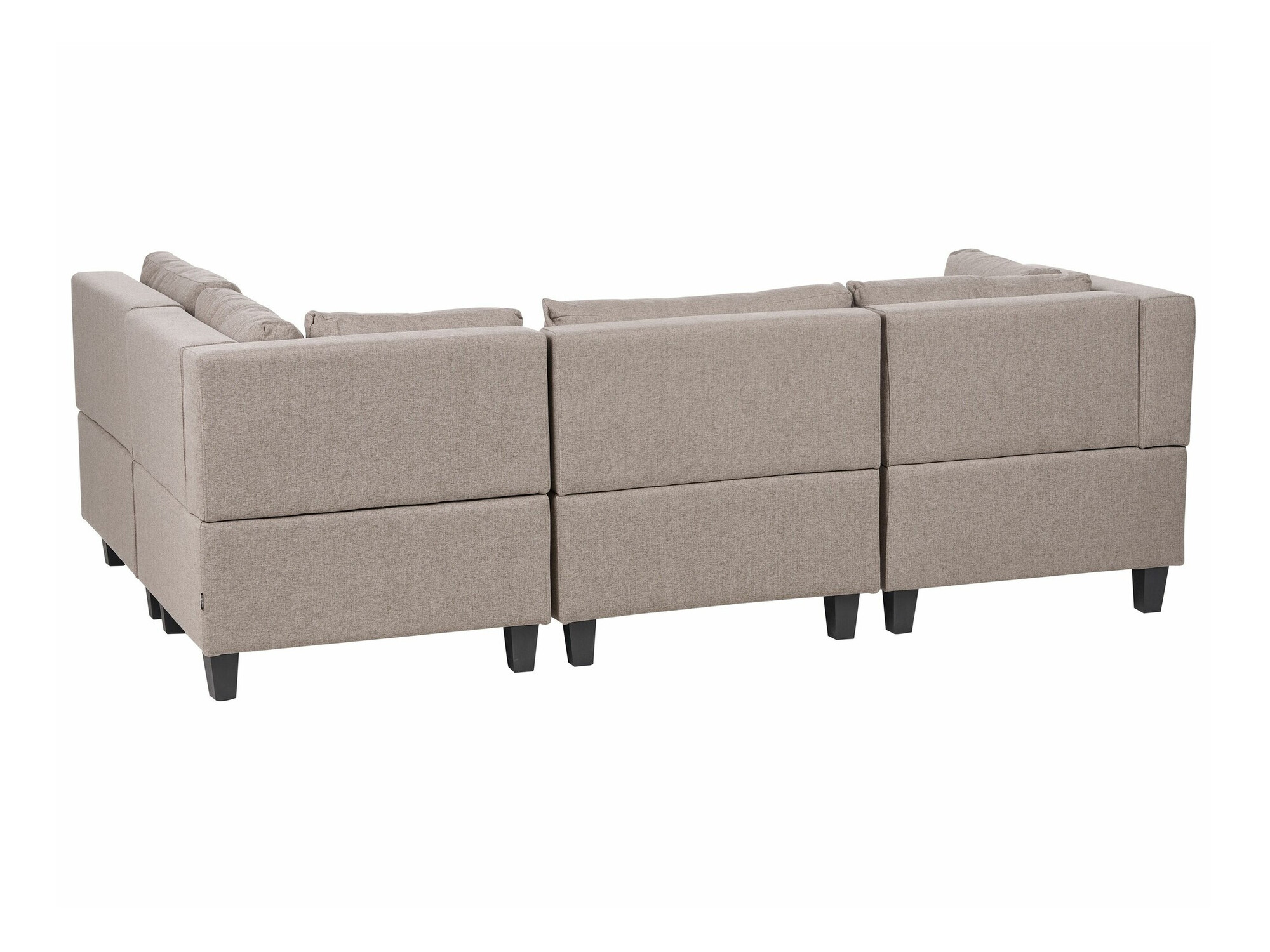 Modularna ugaona garnitura Elbmeli 108 (Smeđa)